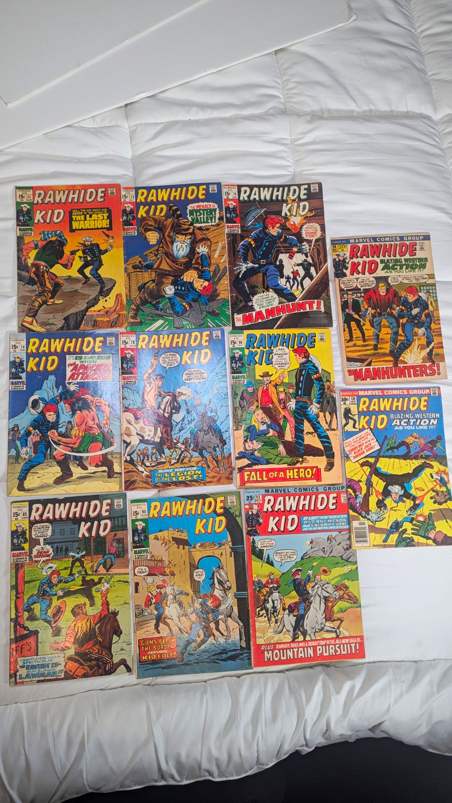 Rawhide Kid Lot of 11 Vintage Marvel Western #71-74 79 80 83 90 93 99 136 Rawhide Kid Lot of 11 Vintage Marvel Western #71-74 79 80 83 90 93 99 136