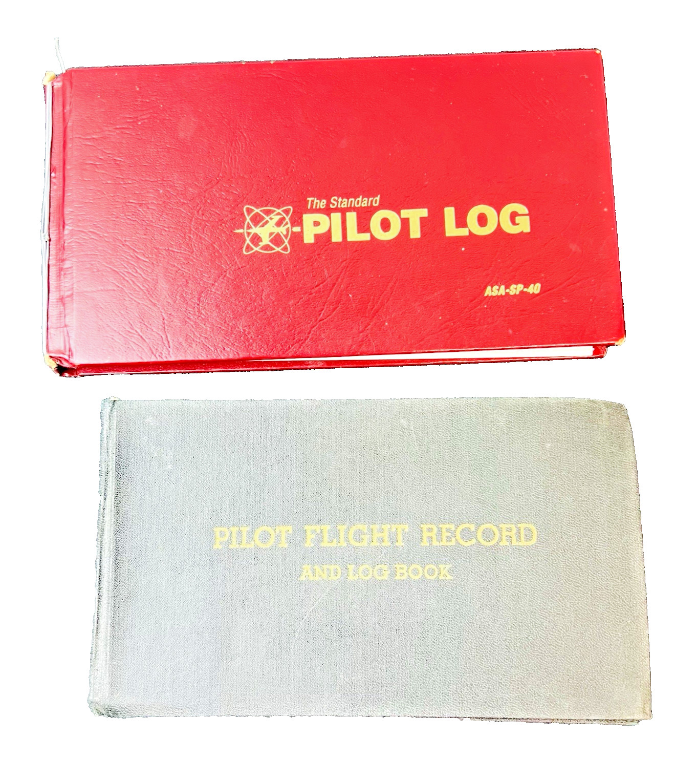 Vintage 1961 Pilot Flight Record And Log Book Student Pilot & The Standard Log