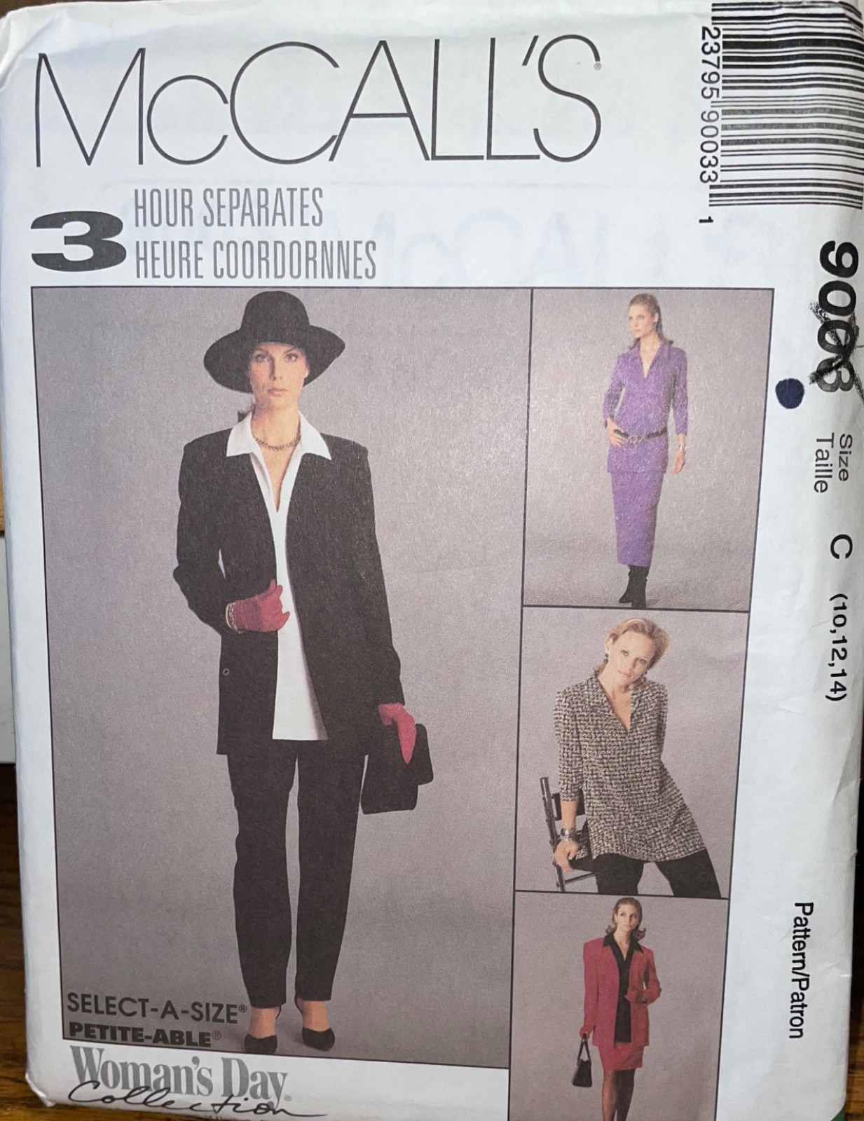 MCALLS PATTERN 9003 SIZE 10-14 PETITE ADJ 3 HOUR JACKET TOP PULL ON PANT SKIRT MCALLS PATTERN 9003 SIZE 10-14 PETITE ADJ 3 HOUR JACKET TOP PULL ON PANT SKIRT
