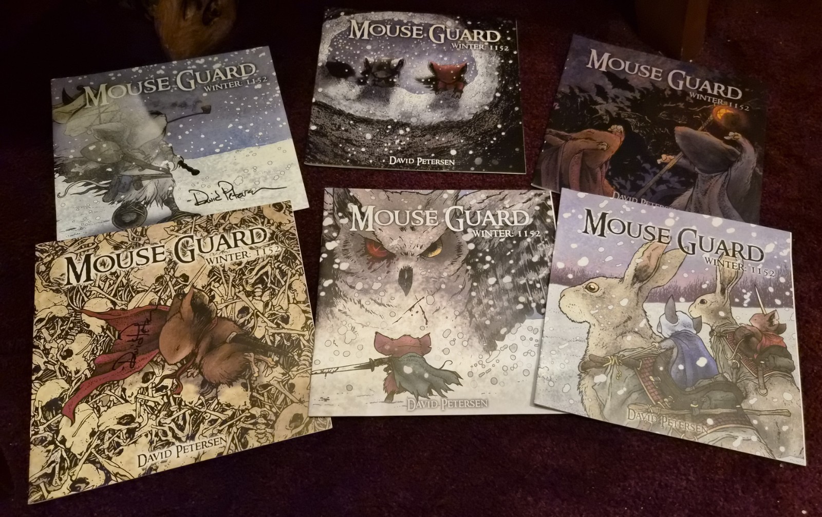 Mouse Guard Winter 1152 1 2 3 4 5 6 Full Miniseries Archaia Comics SIGNED Mouse Guard Winter 1152 1 2 3 4 5 6 Full Miniseries Archaia Comics SIGNED