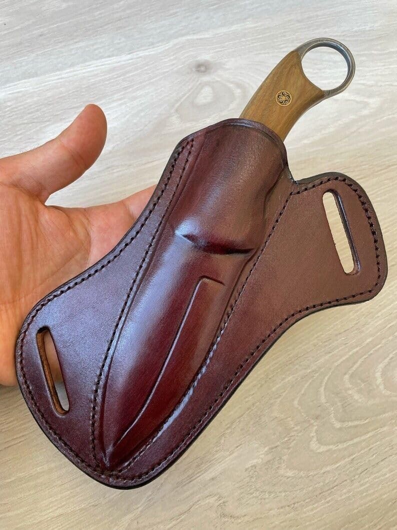 Fixed Blade Hunting Carry Knife Damascus Steel Blade Bushcraft Scout Knives Fixed Blade Hunting Carry Knife Damascus Steel Blade Bushcraft Scout Knives