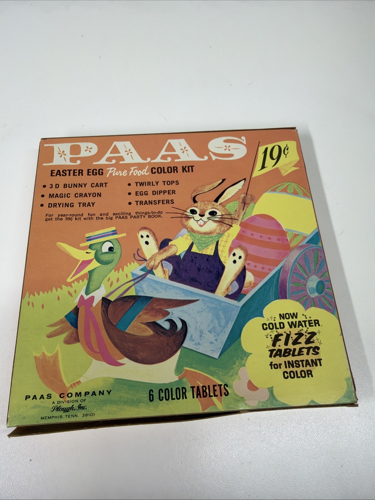 VTG 60‘s Paas Easter Egg Pure Food Color Kit New In Package