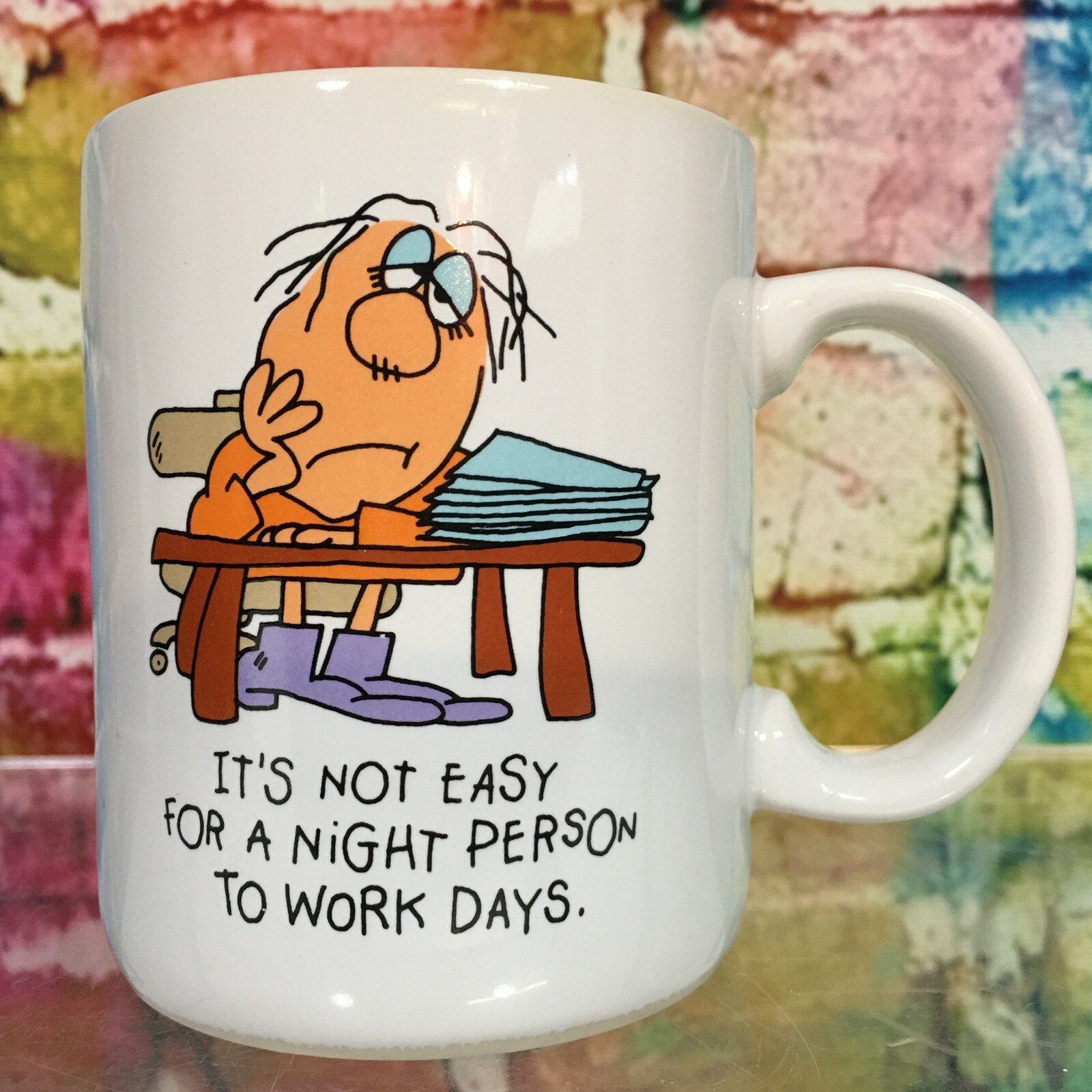 Hallmark Coffee Mug Late Night Person Working Days Tired Sleepy Job Nurse Office Hallmark Coffee Mug Late Night Person Working Days Tired Sleepy Job Nurse Office