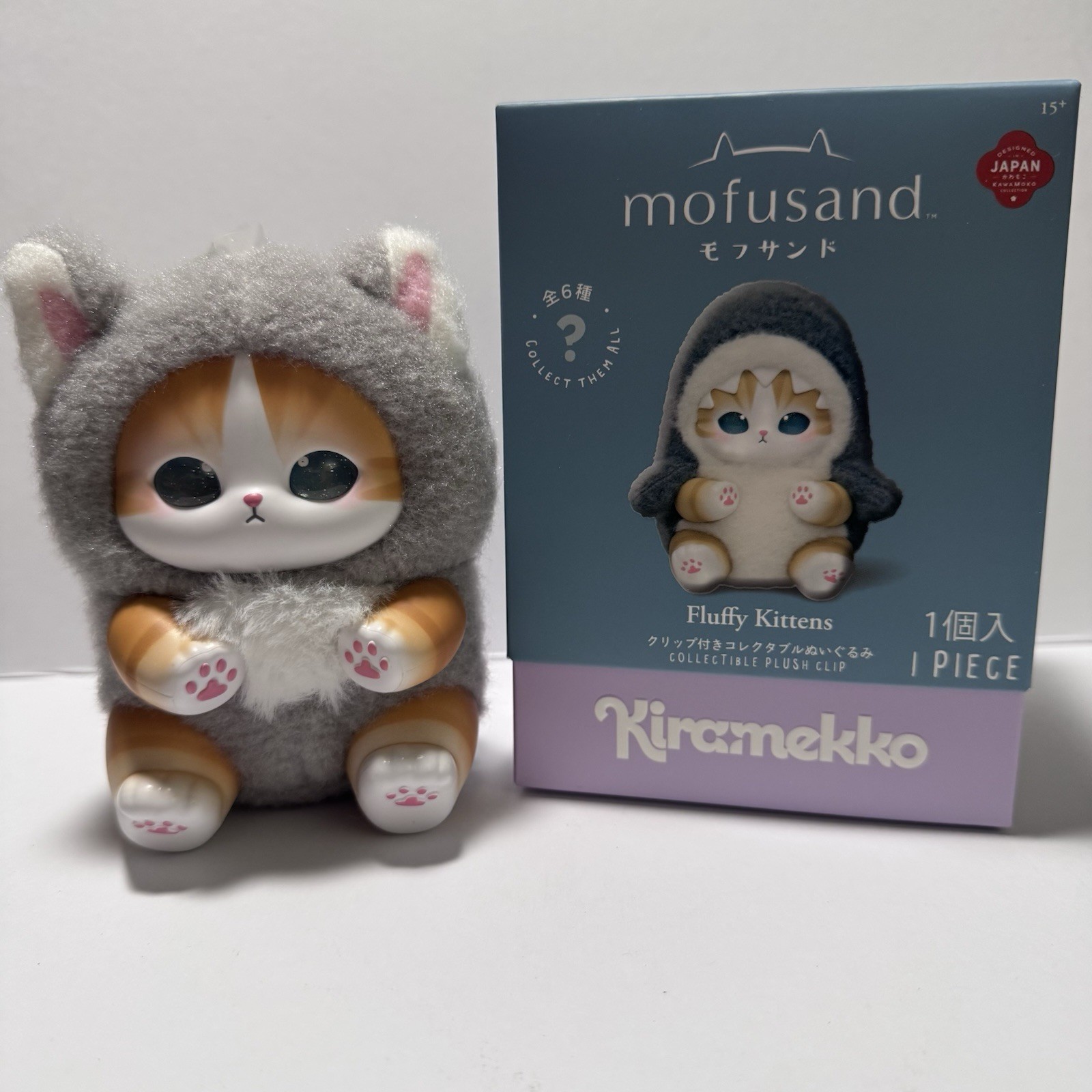 mofusand Kiramekko Fluffy Kittens WOLF Opened Confirmed NEW Ships from U.S.