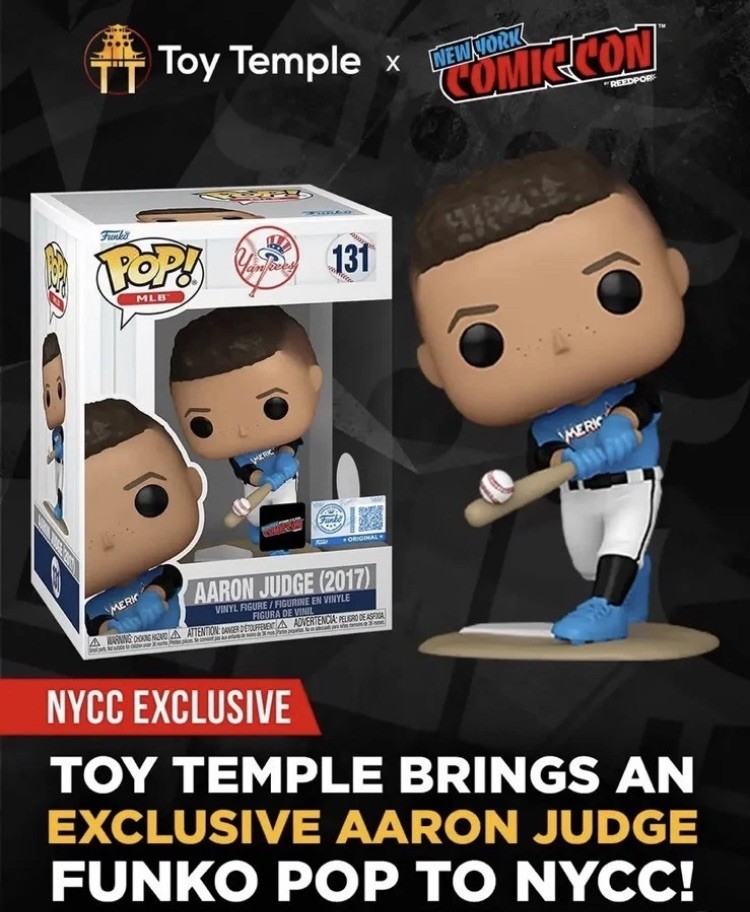 NYCC 2026 EXCLUSIVE FUNKO POP NY YANKEES - AARON JUDGE (2017) FIGURE [PRESALE]