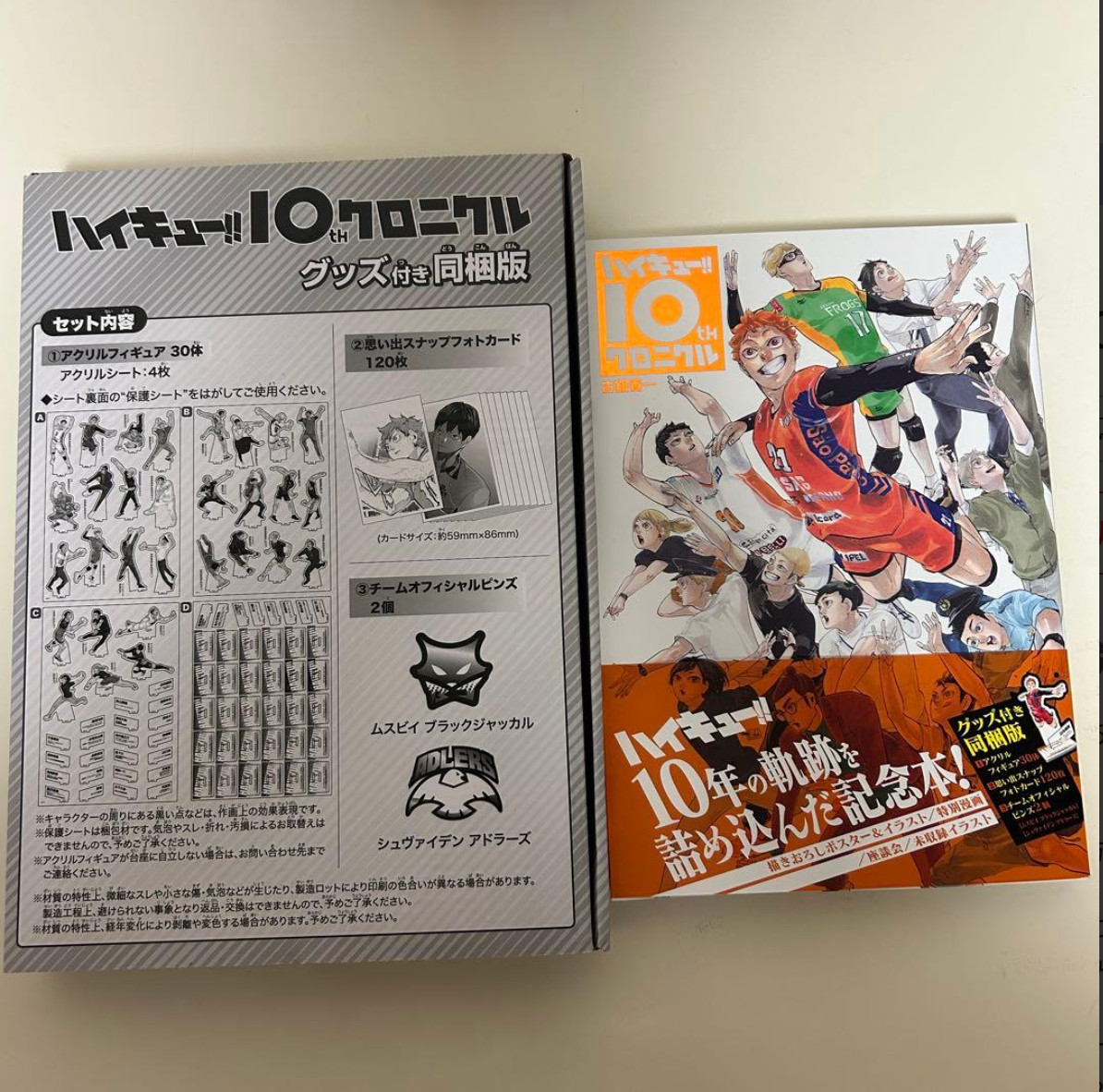 Haikyu 10th Chronicle Deluxe Edition with Goods Haikyu 10th Chronicle Deluxe Edition with Goods