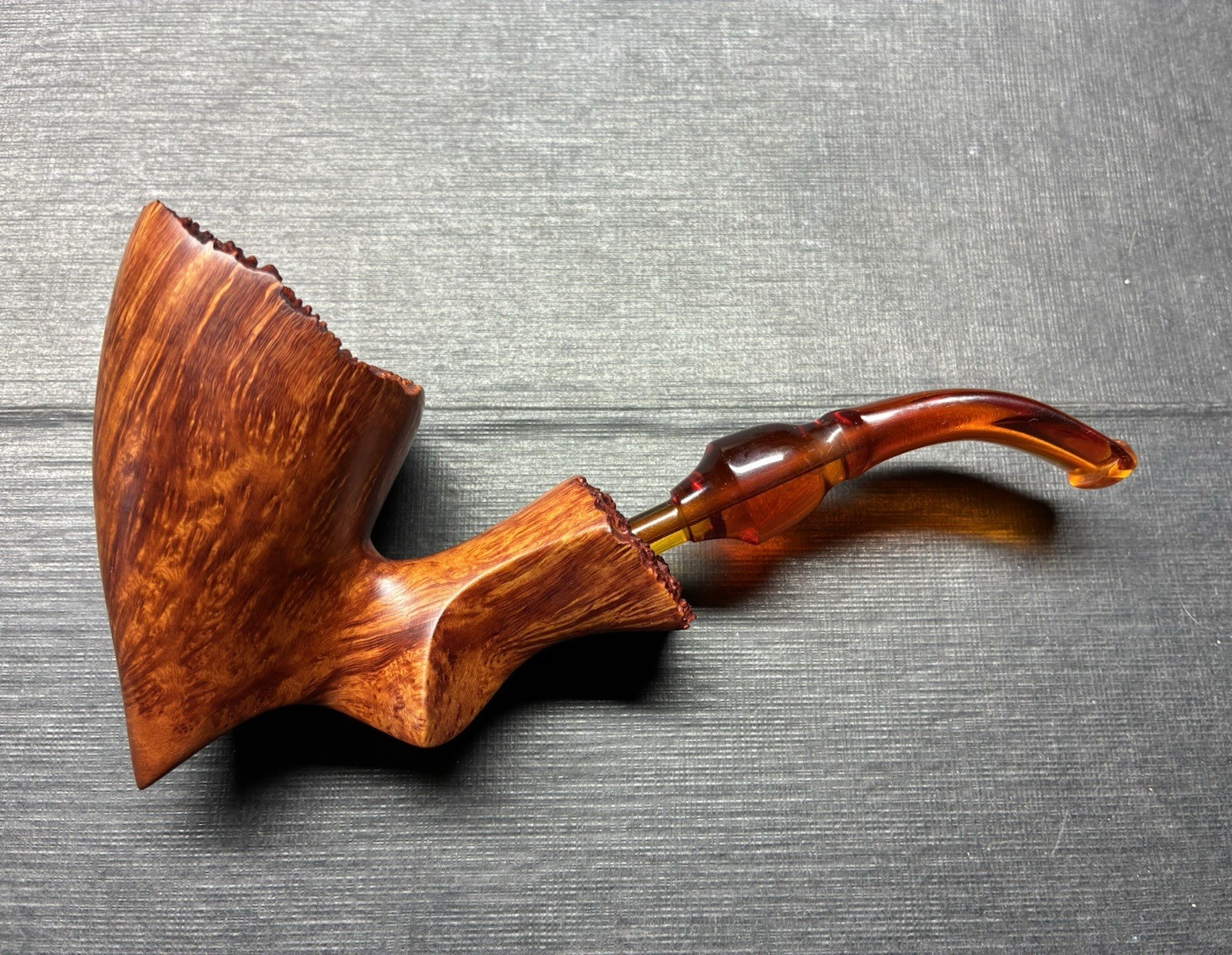 Vintage Ben Wade Martinique Freehand Danish Estate Pipe Preben Holm Lucite Stem Vintage Ben Wade Martinique Freehand Danish Estate Pipe Preben Holm Lucite Stem