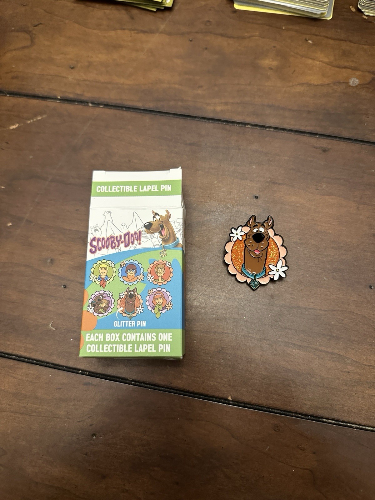 Collectible Pin: Scooby (Glitter) - Scooby Doo - OPEN - New Collectible Pin: Scooby (Glitter) - Scooby Doo - OPEN - New