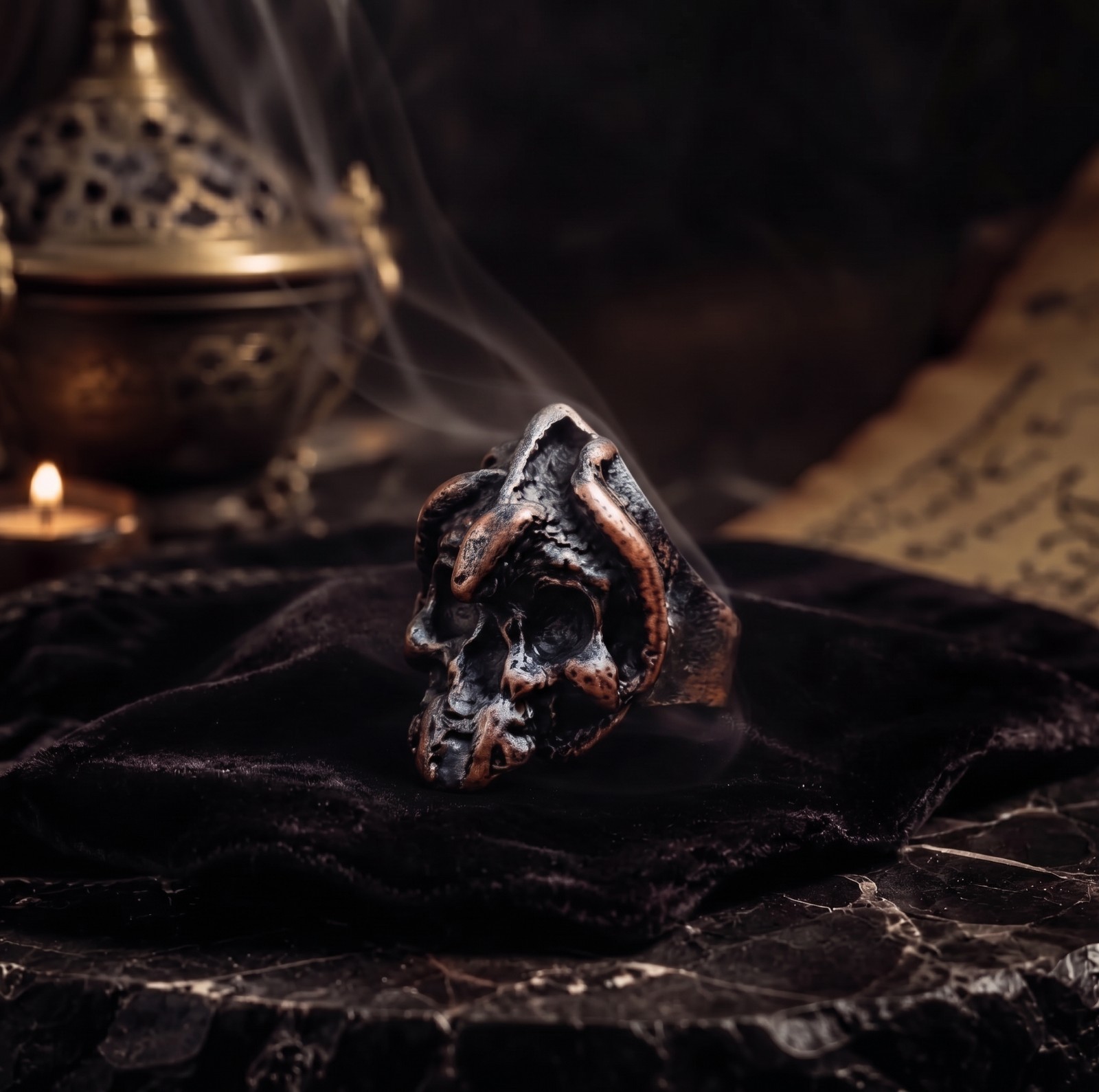 Immortal Djinn Olaris 1,000 Wishes to His Master Rugged Bronze Ring Paranormal Immortal Djinn Olaris 1,000 Wishes to His Master Rugged Bronze Ring Paranormal