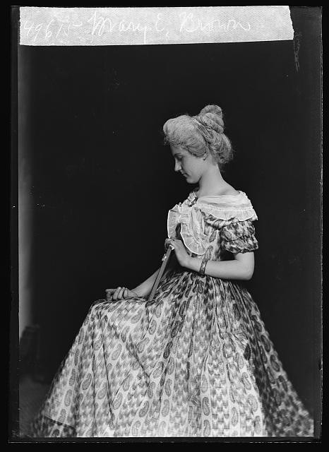 Photo:Brown, Mary E. Portrait in Dress