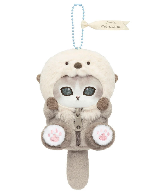 mofusand Fluffy Sea Creature Cat Mascot Sea Otter Nyan Japan NEW