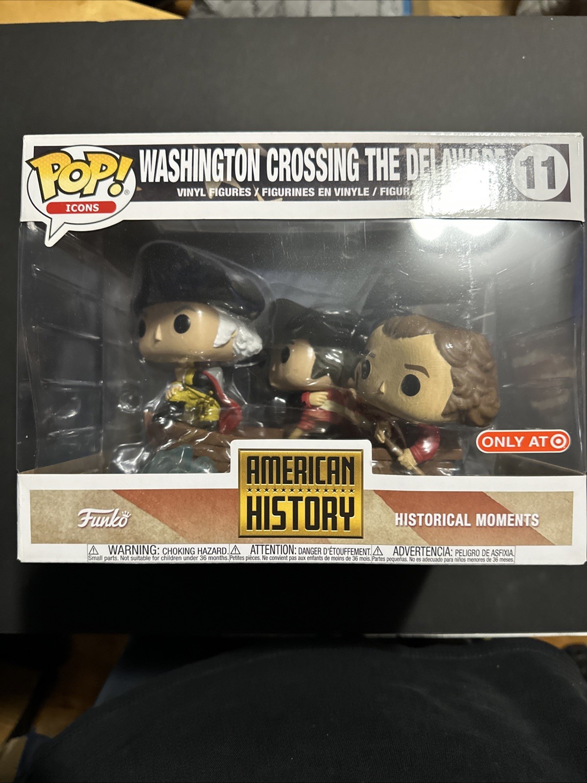 FUNKO POP Washington Crossing the Delaware #11 American History Moments NEW FUNKO POP Washington Crossing the Delaware #11 American History Moments NEW