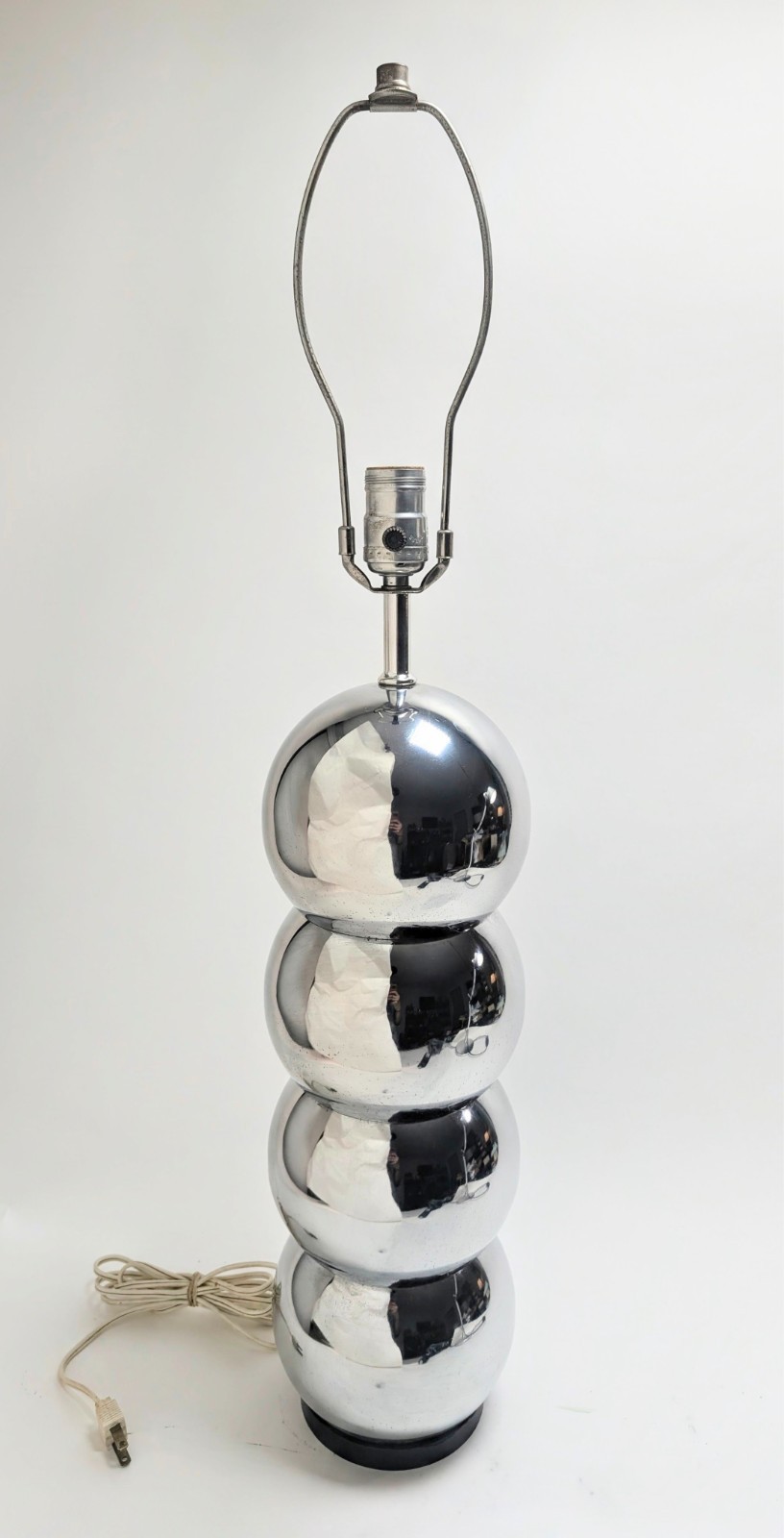 Vintage Robert Sonneman George Kovacs Chrome Orb table Lamps Mid Century 1960 Vintage Robert Sonneman George Kovacs Chrome Orb table Lamps Mid Century 1960