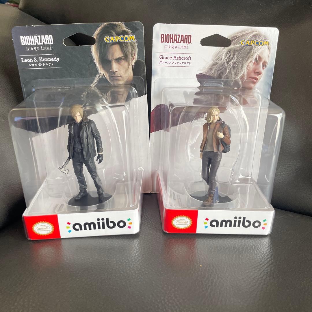 amiibo: Resident Evil Requiem BIOHAZARD Leon & Grace Set of 2 New amiibo: Resident Evil Requiem BIOHAZARD Leon & Grace Set of 2 New