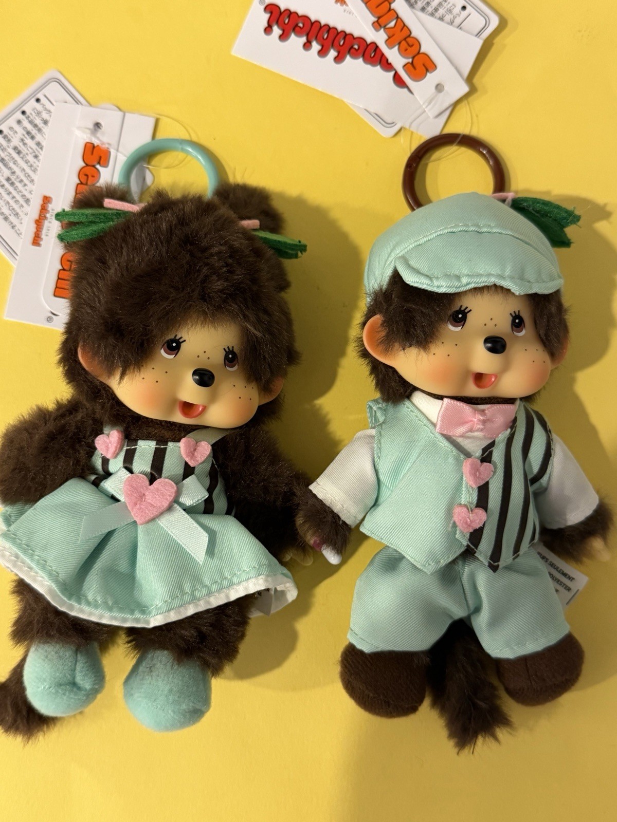 Monchichi keychain Set Of Two MONCHHICHI Monchichi keychain Set Of Two MONCHHICHI
