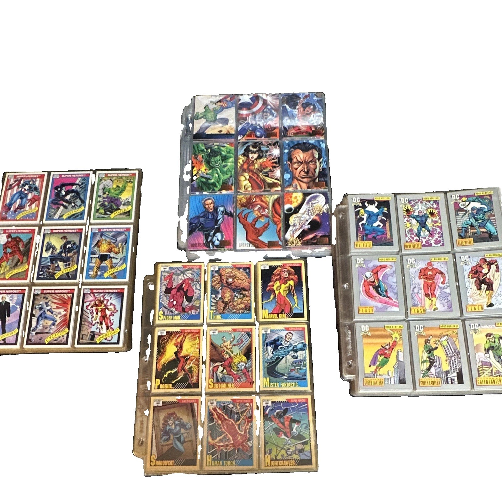 Marvel 1990 / 1991/1995/and 1991 Series 1, 2 , Hero Heritage/ Marvel vs Dc Sets Marvel 1990 / 1991/1995/and 1991 Series 1, 2 , Hero Heritage/ Marvel vs Dc Sets