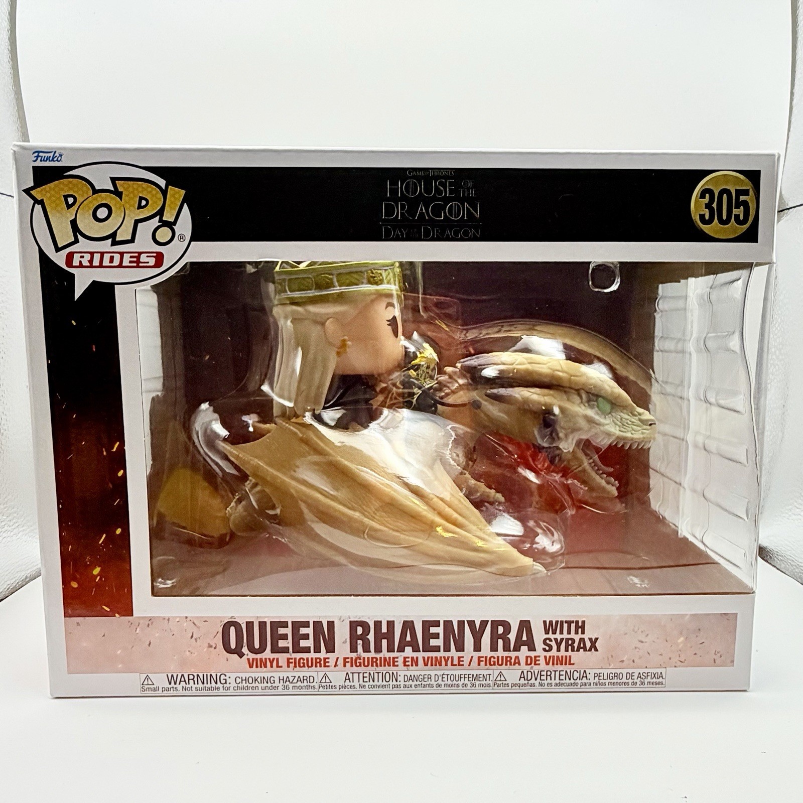 Funko Pop Rides Deluxe: House of the Dragon Queen Rhaenyra with Syrax #305