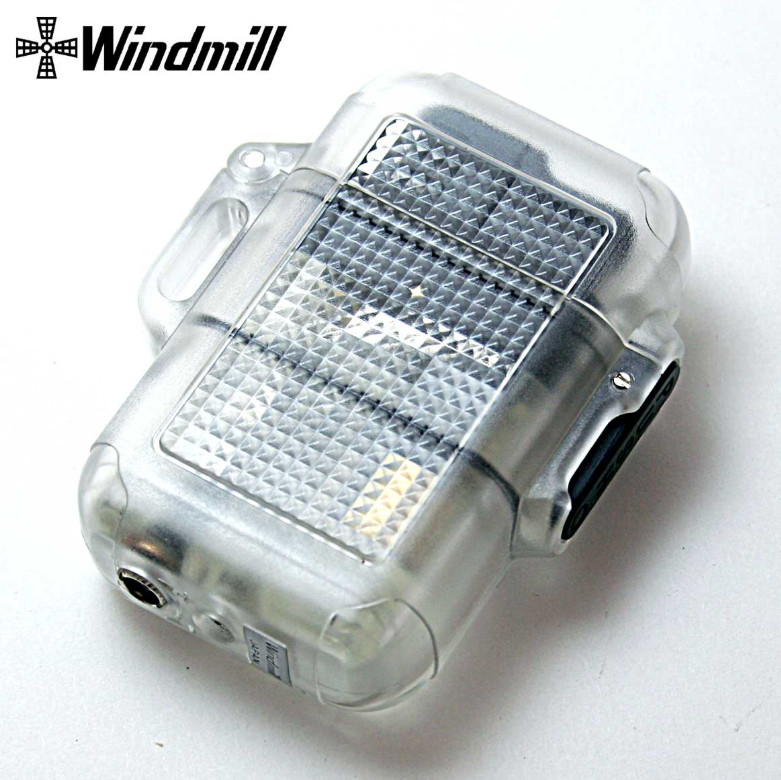 WINDMILL Lighter ZAG Turbo Windproof Clear Made In Japan NEW WINDMILL Lighter ZAG Turbo Windproof Clear Made In Japan NEW