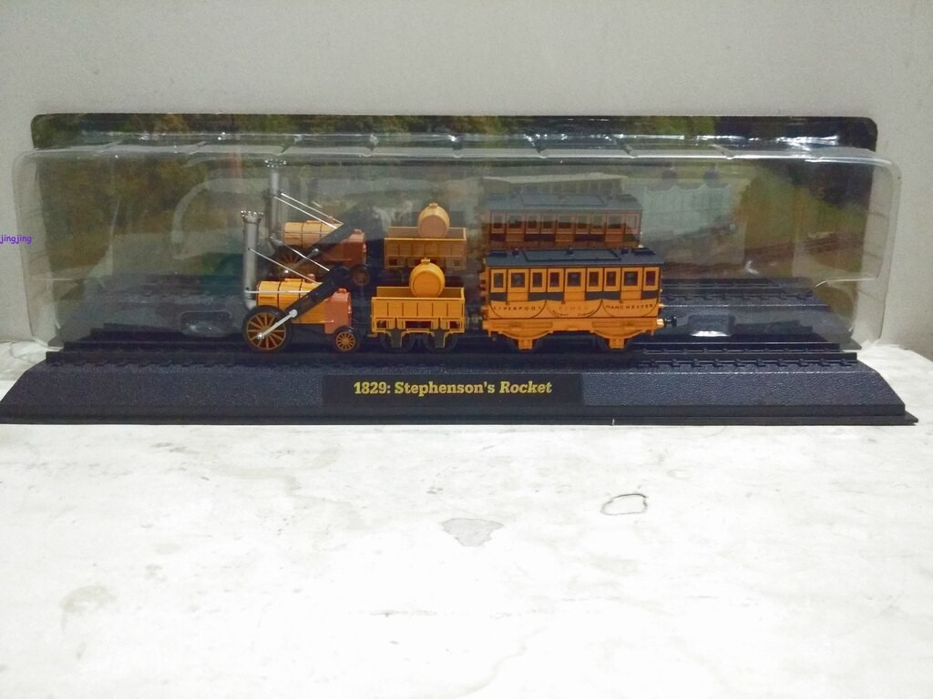 Amer 1:76 Stephenson's Rocket 1829 Steam Locomotive Model Train Uk History Amer 1:76 Stephenson's Rocket 1829 Steam Locomotive Model Train Uk History