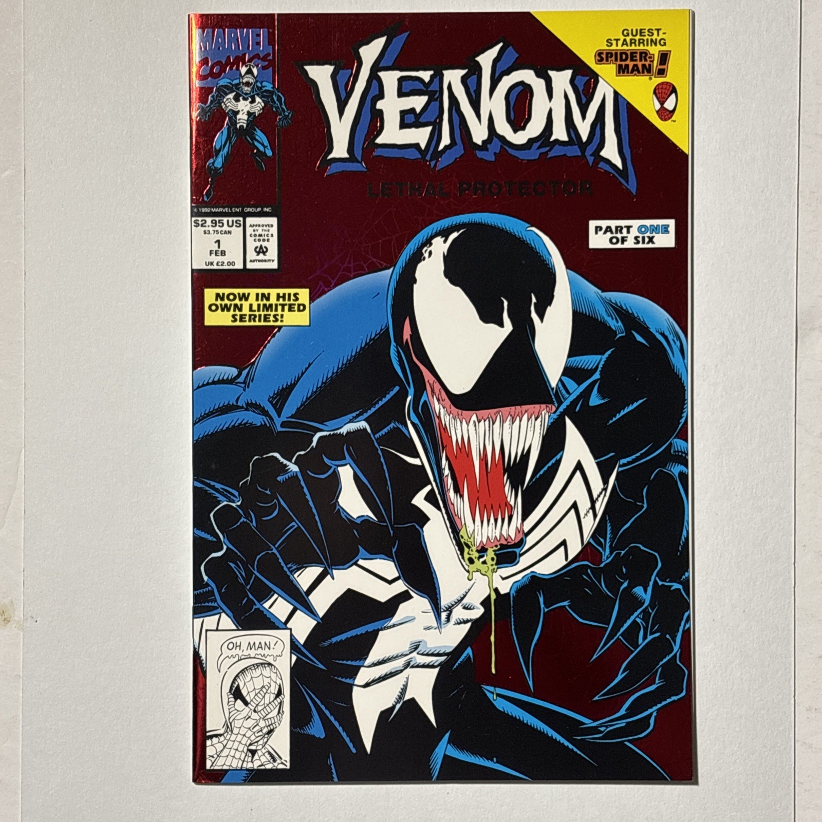 VENOM: LETHAL PROTECTOR #1 (VF/NM) • Marvel Comics 1993 • 1st Solo Venom Series 