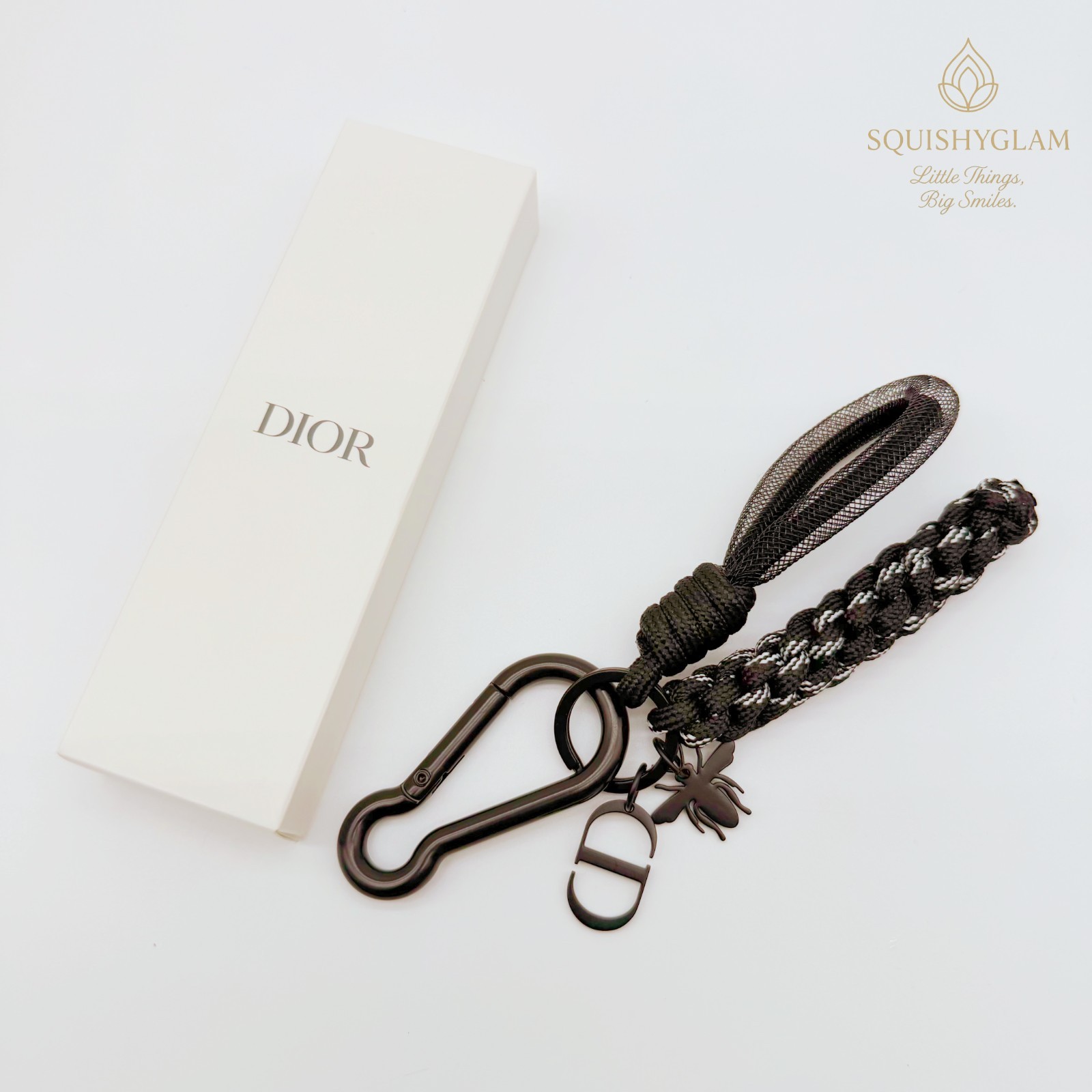 Dior Sauvage Black Key Holder Keychain Rare Limited Edition New in Box Dior Sauvage Black Key Holder Keychain Rare Limited Edition New in Box