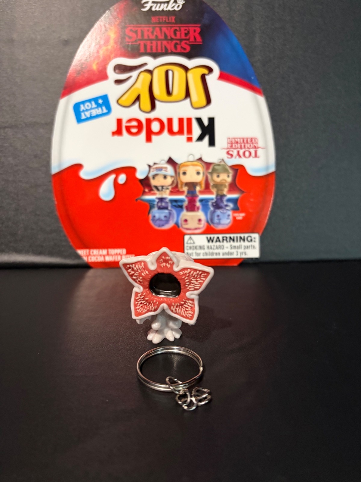 Stranger Things Kinder Joy Mini Funko Pops - Individual with upgraded keychain