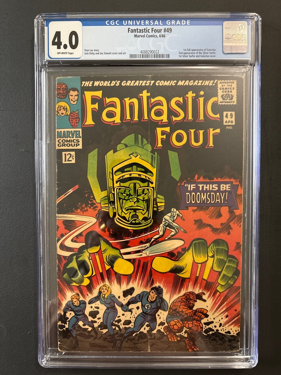 Fantastic Four #49 CGC 4.0 - First Galactus Cover Fantastic Four #49 CGC 4.0 - First Galactus Cover