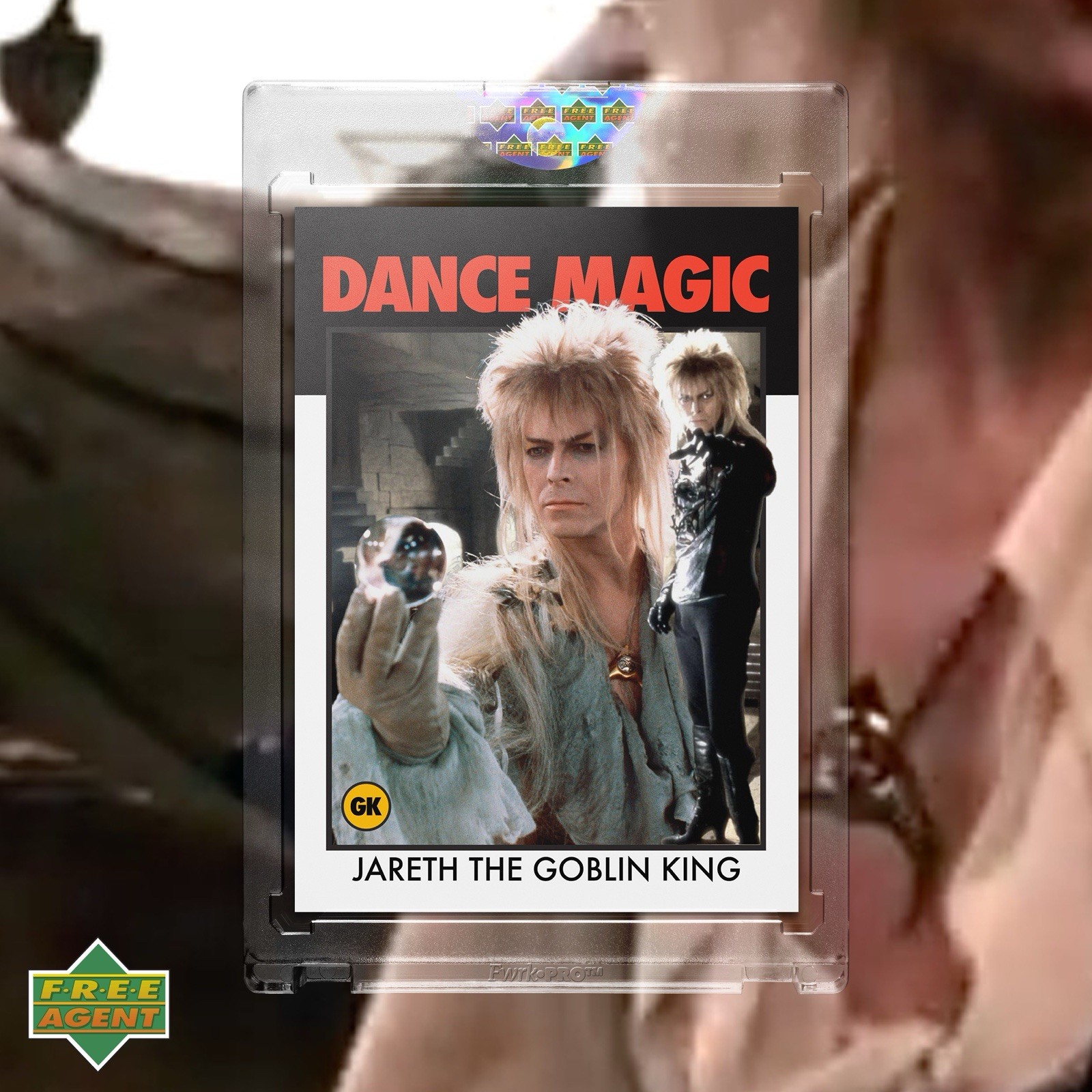 Jareth The Goblin King Labyrinth David Bowie Custom Trading Card Jareth The Goblin King Labyrinth David Bowie Custom Trading Card