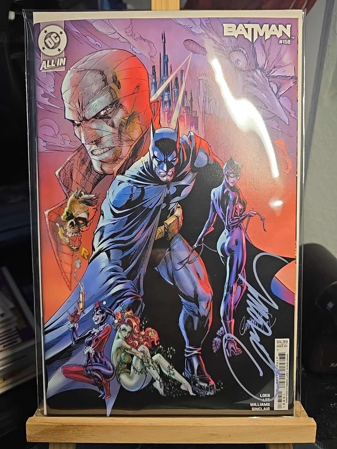 BATMAN 158 SIGNED J SCOTT CAMPBELL COA ART JIM LEE SCOTT WILLIAMS ALEX SINCLAIR BATMAN 158 SIGNED J SCOTT CAMPBELL COA ART JIM LEE SCOTT WILLIAMS ALEX SINCLAIR