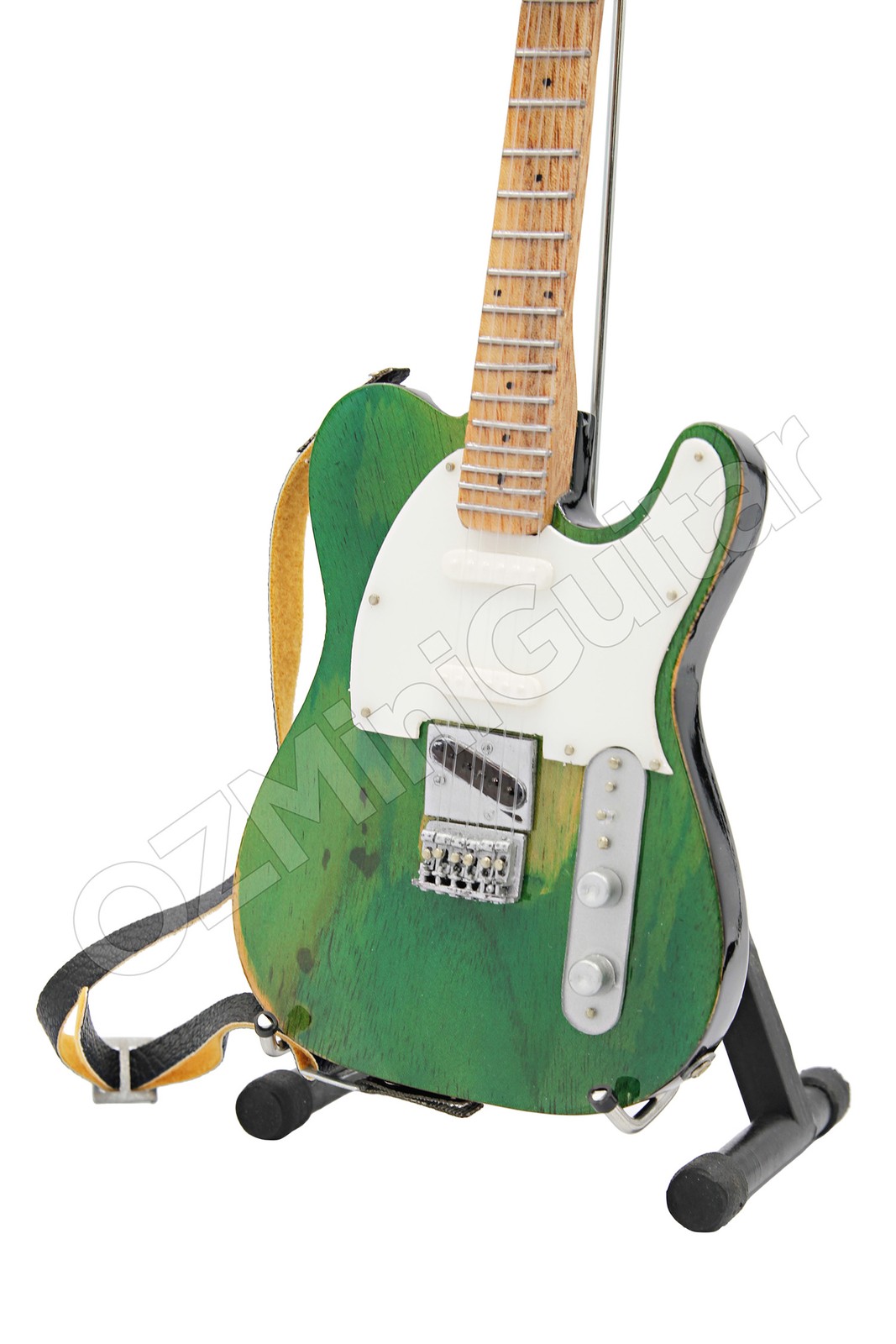 Miniature Guitar STATUS QUO Francis Rossi & Strap