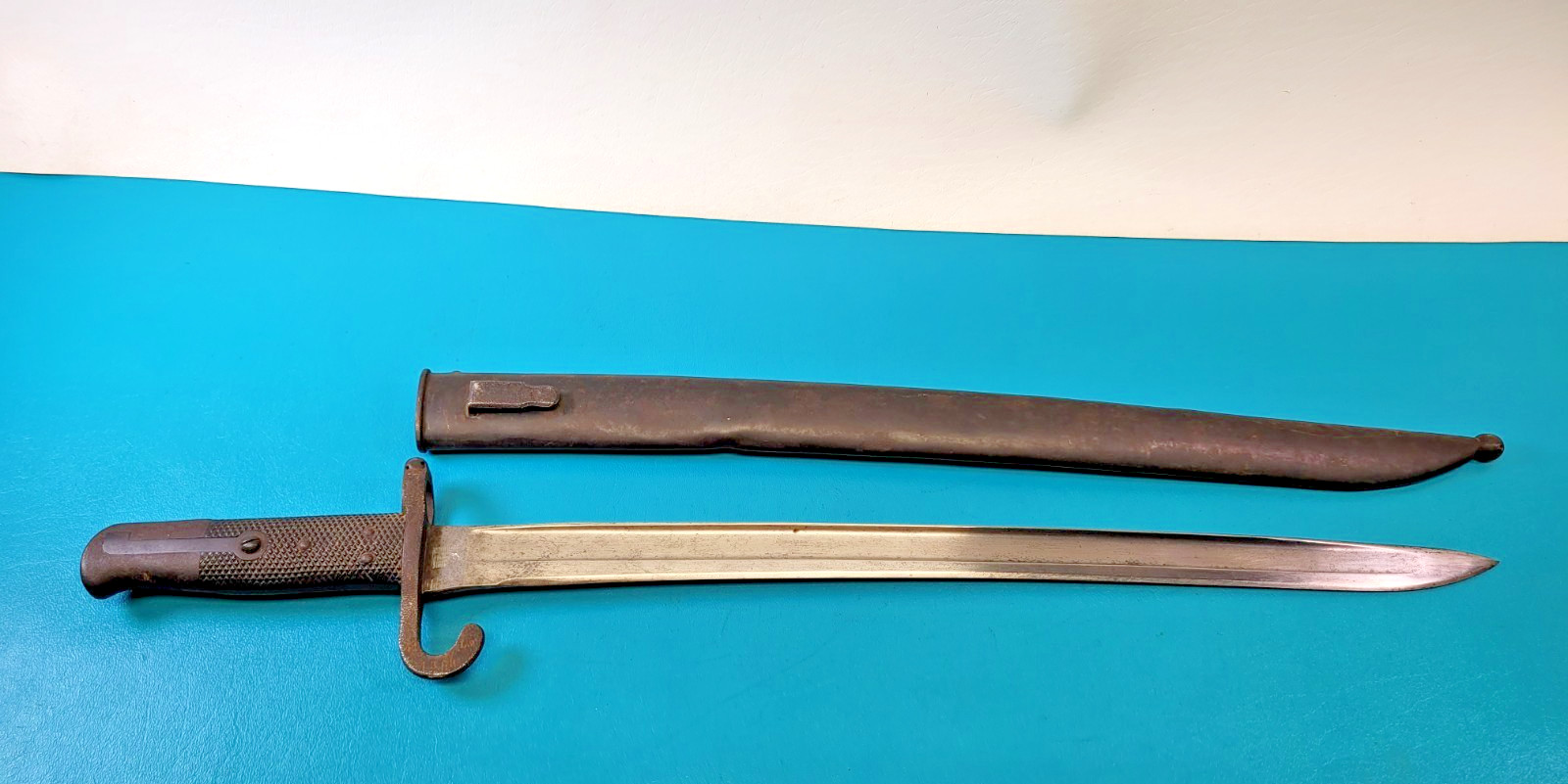 Austrian Model 1870 Yataghan Sword Bayonet & Scabbard for Werndl Rifle TR1737