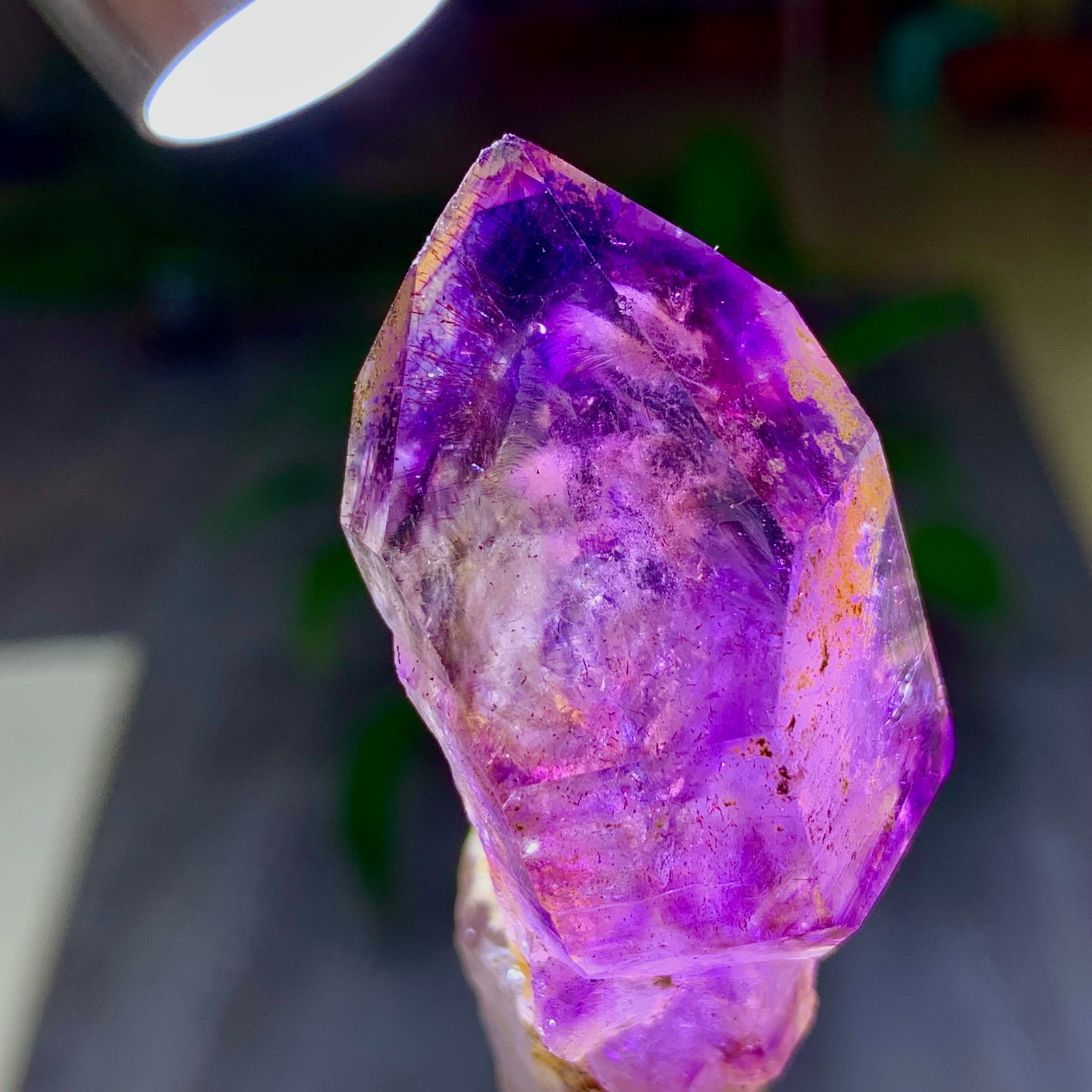 44G Natural Zimbabwe super 7 Amethyst Crystal Mineral Specimen 44G Natural Zimbabwe super 7 Amethyst Crystal Mineral Specimen