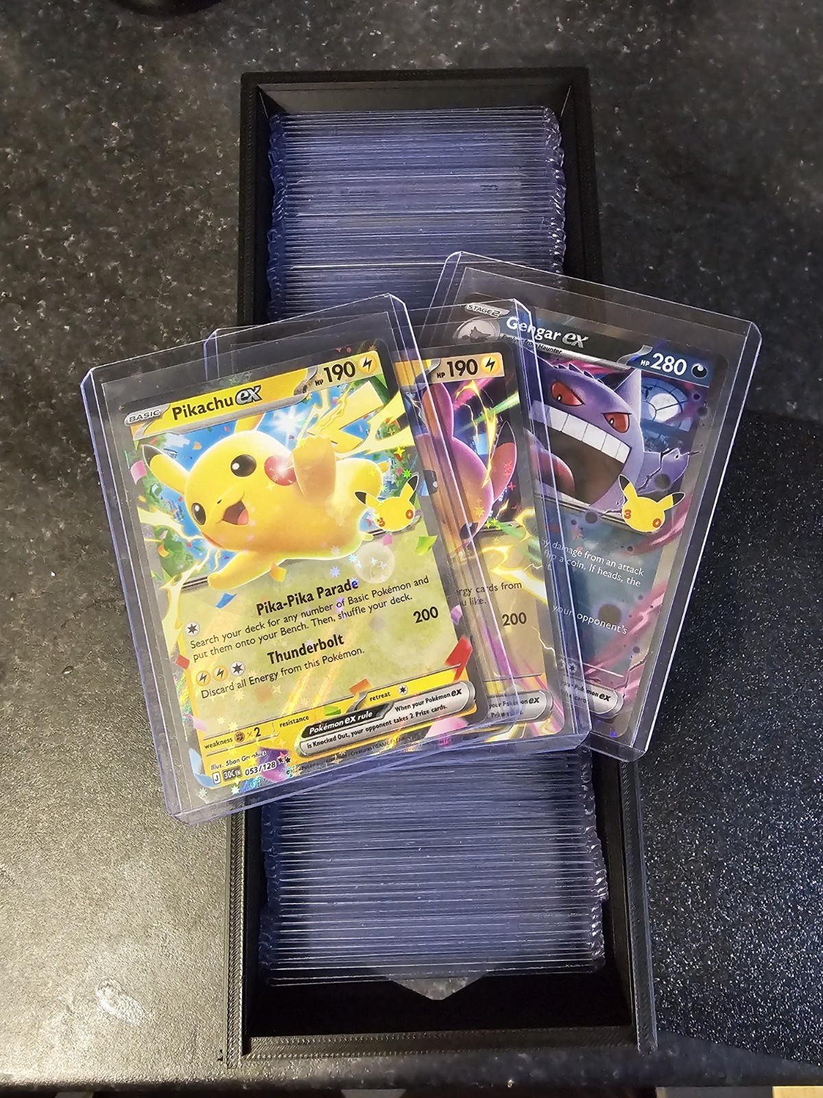 Pokemon 30th Anniversary Celebrations Base Full Set 128 Card With Case Toploader Pokemon 30th Anniversary Celebrations Base Full Set 128 Card With Case Toploader