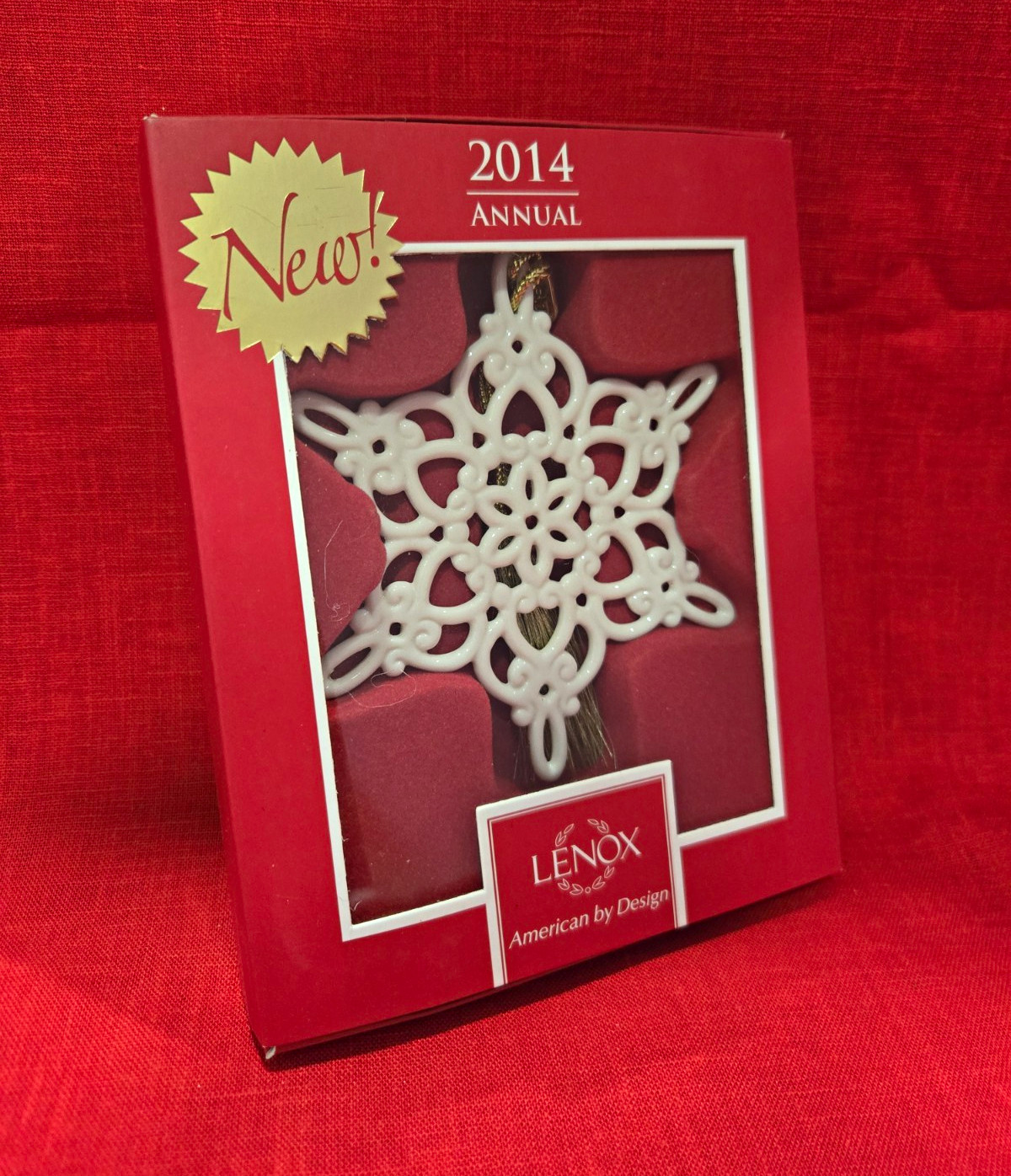 Lenox 2014 Snow Fantasies Snowflake Ornament Lenox 2014 Snow Fantasies Snowflake Ornament