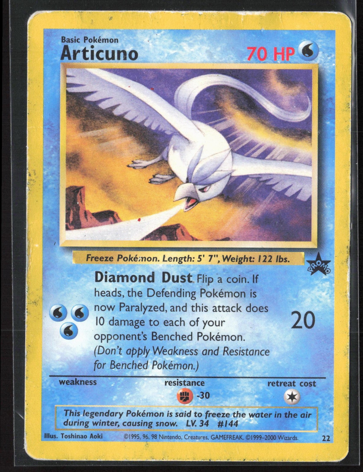 WoTC Promo #22/53 Articuno (22) Non-Holo HP 30217 WoTC Promo #22/53 Articuno (22) Non-Holo HP 30217