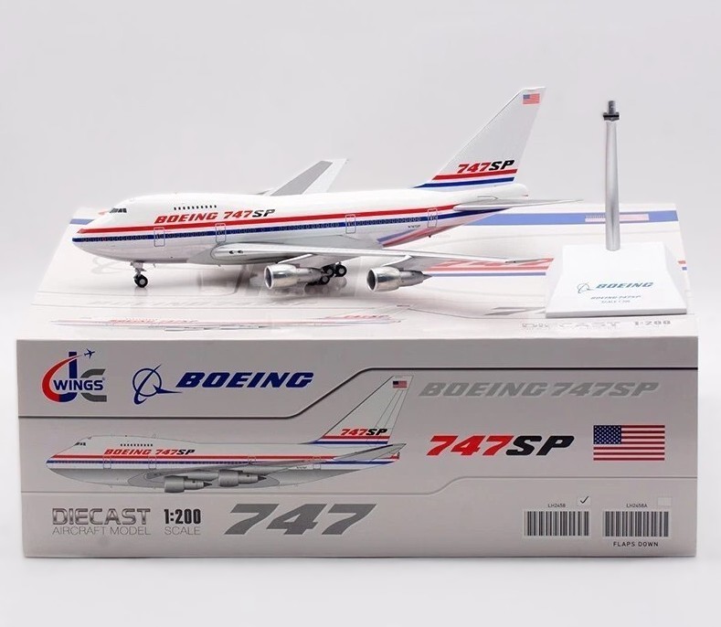 JC Wings LH2458 Boeing 747SP House Livery N747SP Diecast 1/200 Model Airplane JC Wings LH2458 Boeing 747SP House Livery N747SP Diecast 1/200 Model Airplane