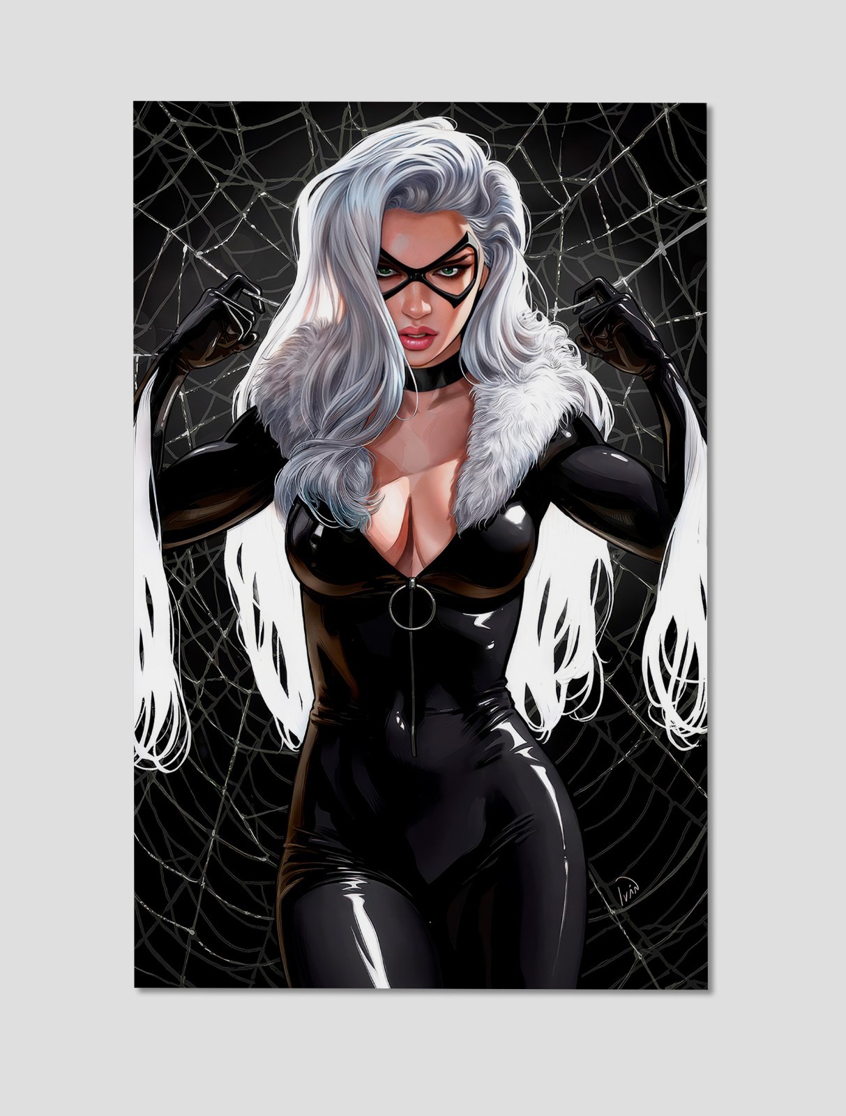 Marvel Black Cat Premium Giclee Print 11" x 17" Amazing Spider-Man Wall Art Marvel Black Cat Premium Giclee Print 11" x 17" Amazing Spider-Man Wall Art