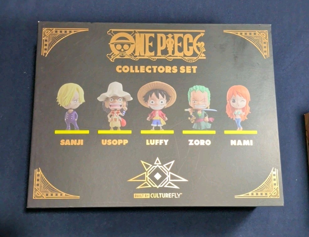 CultureFly One Piece Collectors Set Boxed Vinyl Figures Luffy Zoro Nami CultureFly One Piece Collectors Set Boxed Vinyl Figures Luffy Zoro Nami