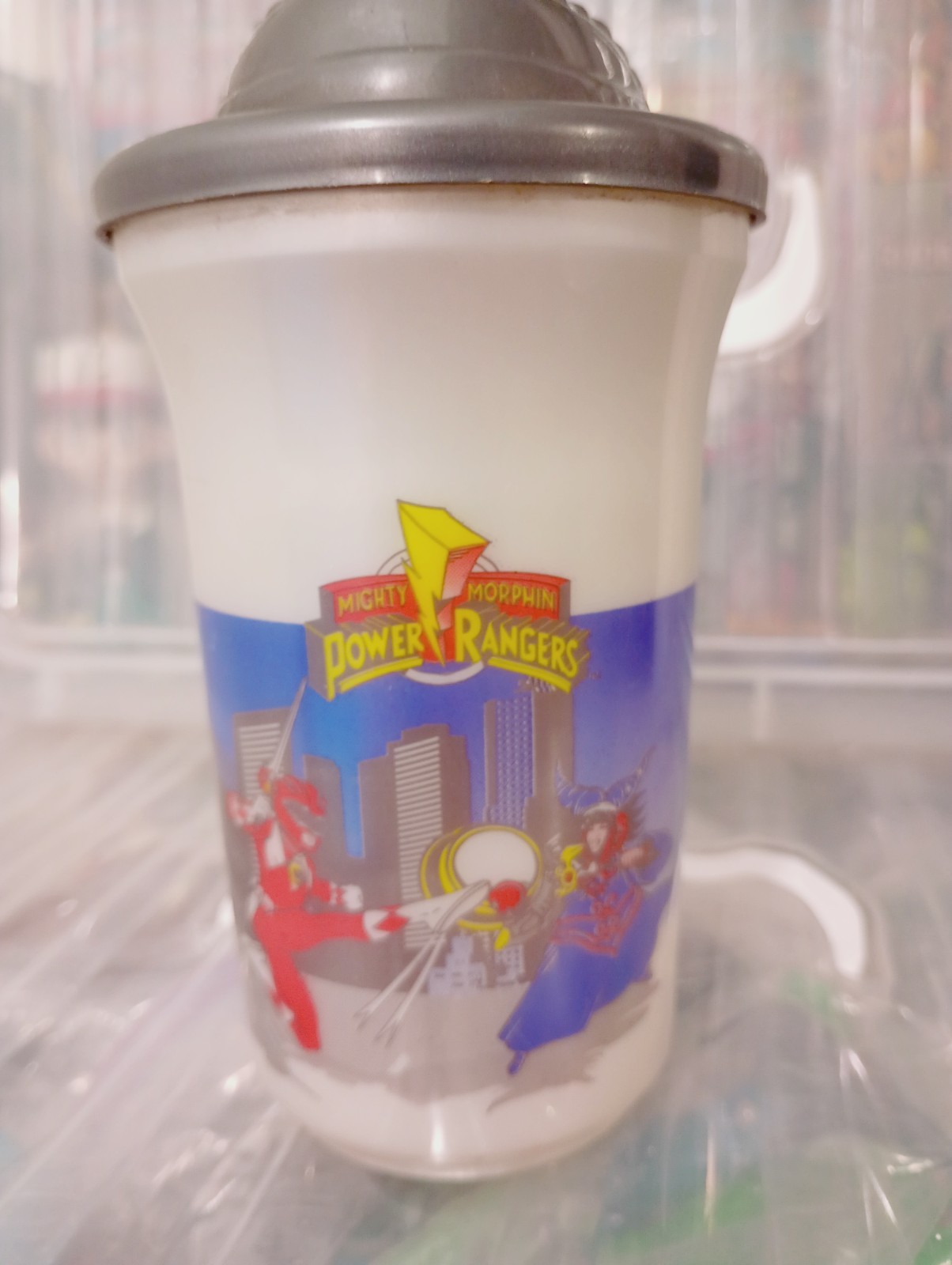 Rare Vintage 1995 Mighty Morphin Power Rangers Pepsi Promo Plastic Cup Complete