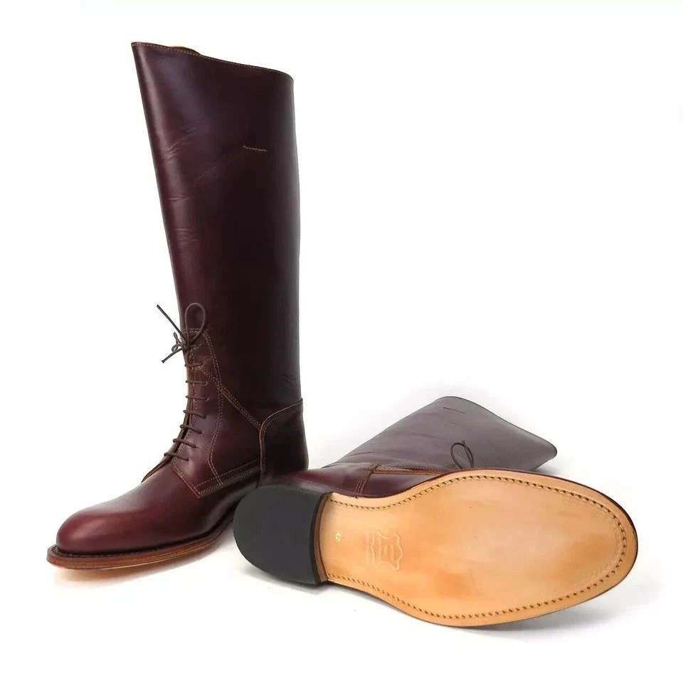 WWI Officer Riding Long Boots - Pure Leather Riding Boots - All Sizes Available WWI Officer Riding Long Boots - Pure Leather Riding Boots - All Sizes Available