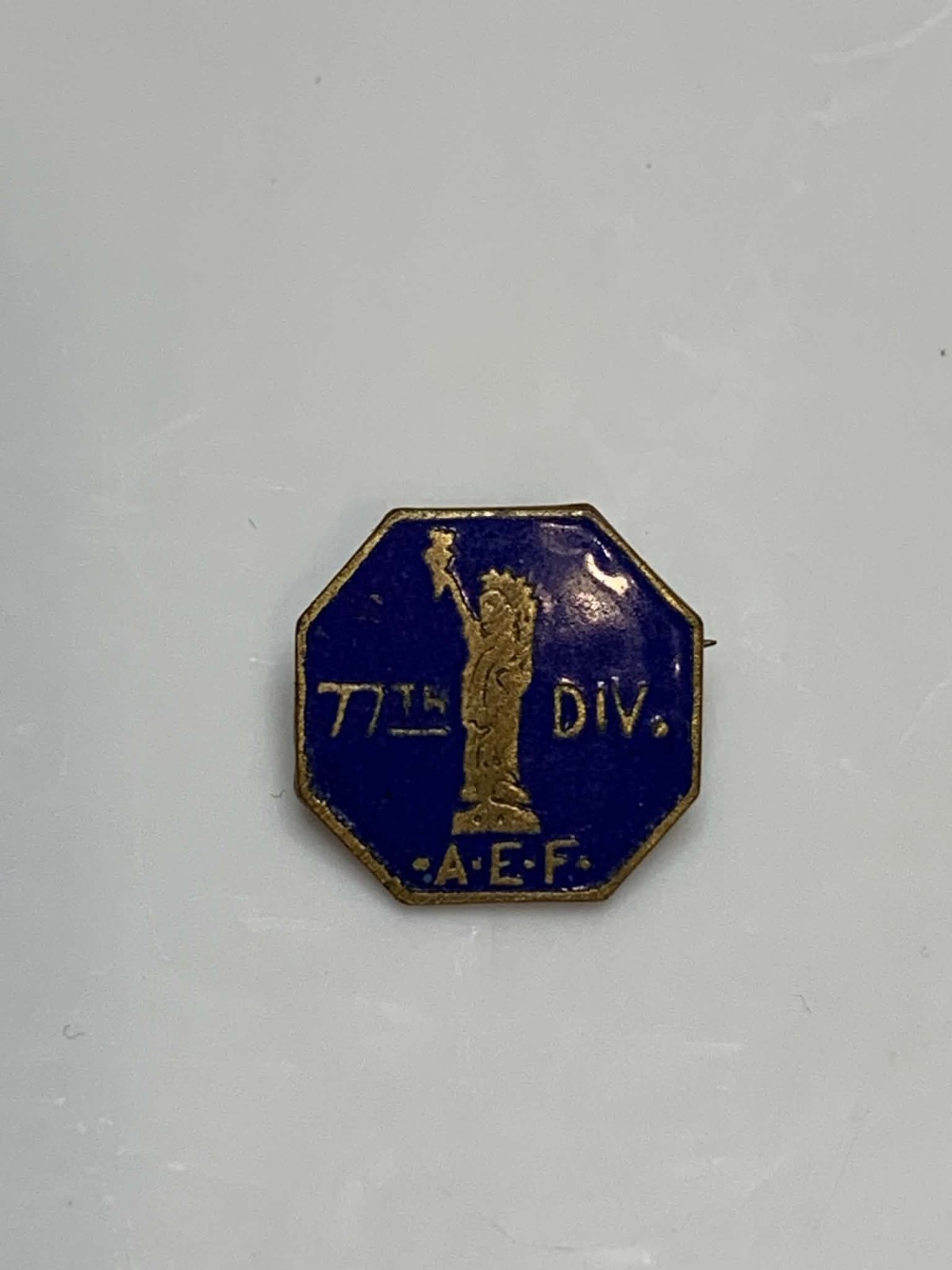 Original WW1 US Army 77th Division Veteran's Pin Original WW1 US Army 77th Division Veteran's Pin