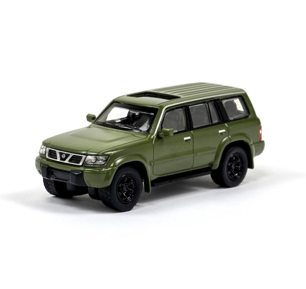 1:64 Nissan Patrol 1998 Y61 Alloy Model Car New Paudi Vehicle Gift Collectibles