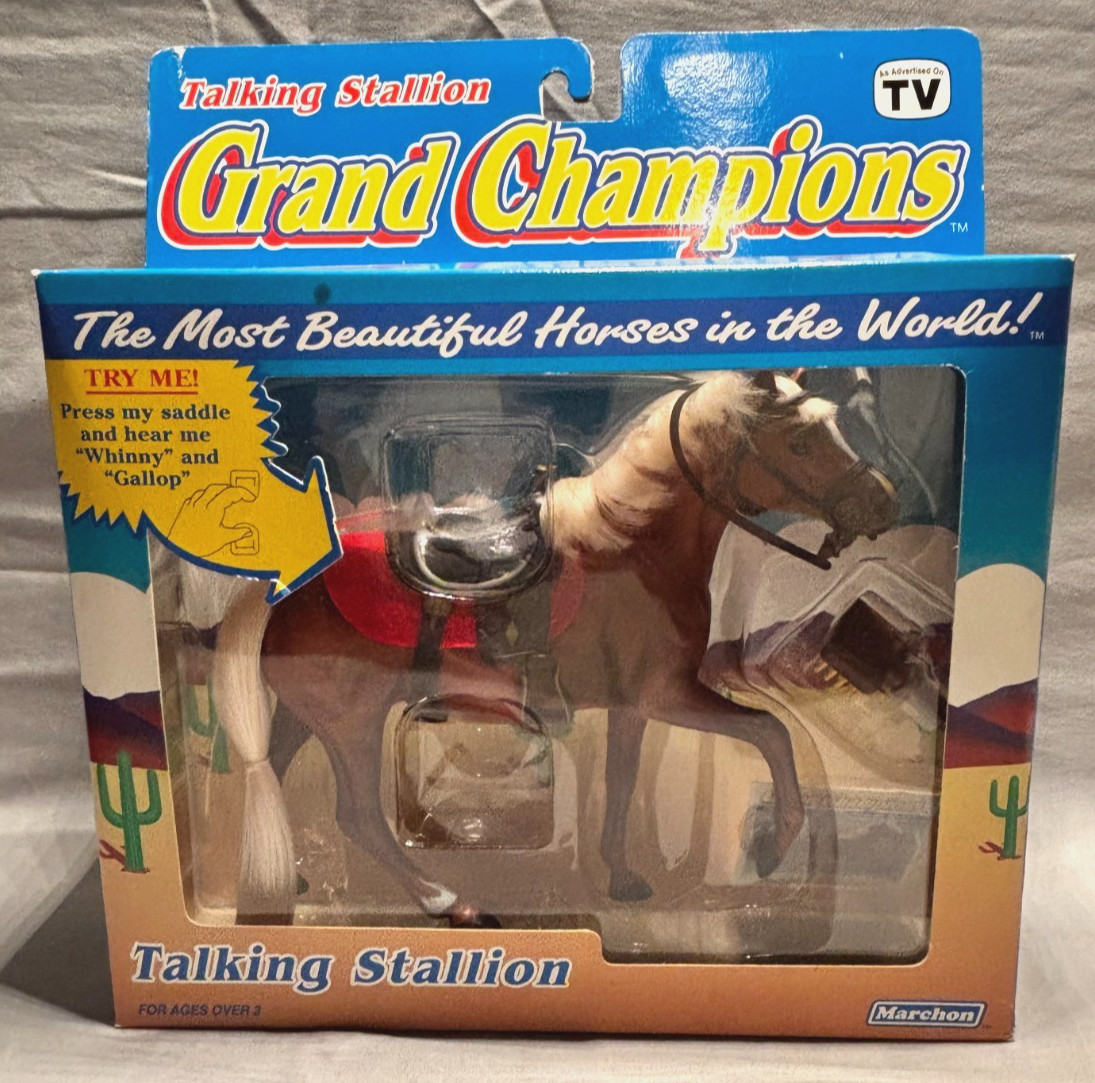 Vintage 1992 Talking Stallion Grand Champions Horse Vintage 1992 Talking Stallion Grand Champions Horse