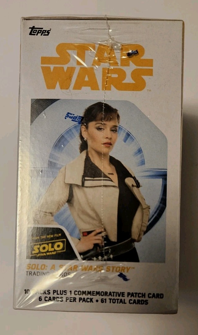 2018 Topps SOLO "A Star Wars Story" Factory Sealed Blaster Box