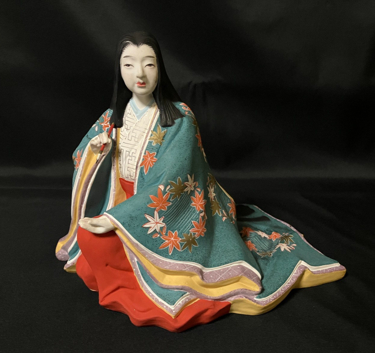 Vintage Japanese Hakata Doll Hidden Shunga Kimono Geisha Clay Pottery Ningyo Vintage Japanese Hakata Doll Hidden Shunga Kimono Geisha Clay Pottery Ningyo
