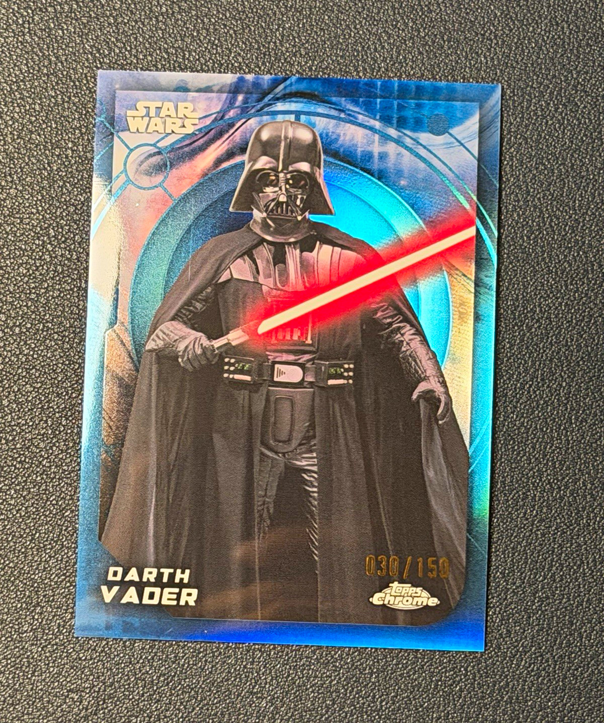 Topps Chrome Star Wars Darth Vader #176 Serial Numbered 030/150 Trading Card
