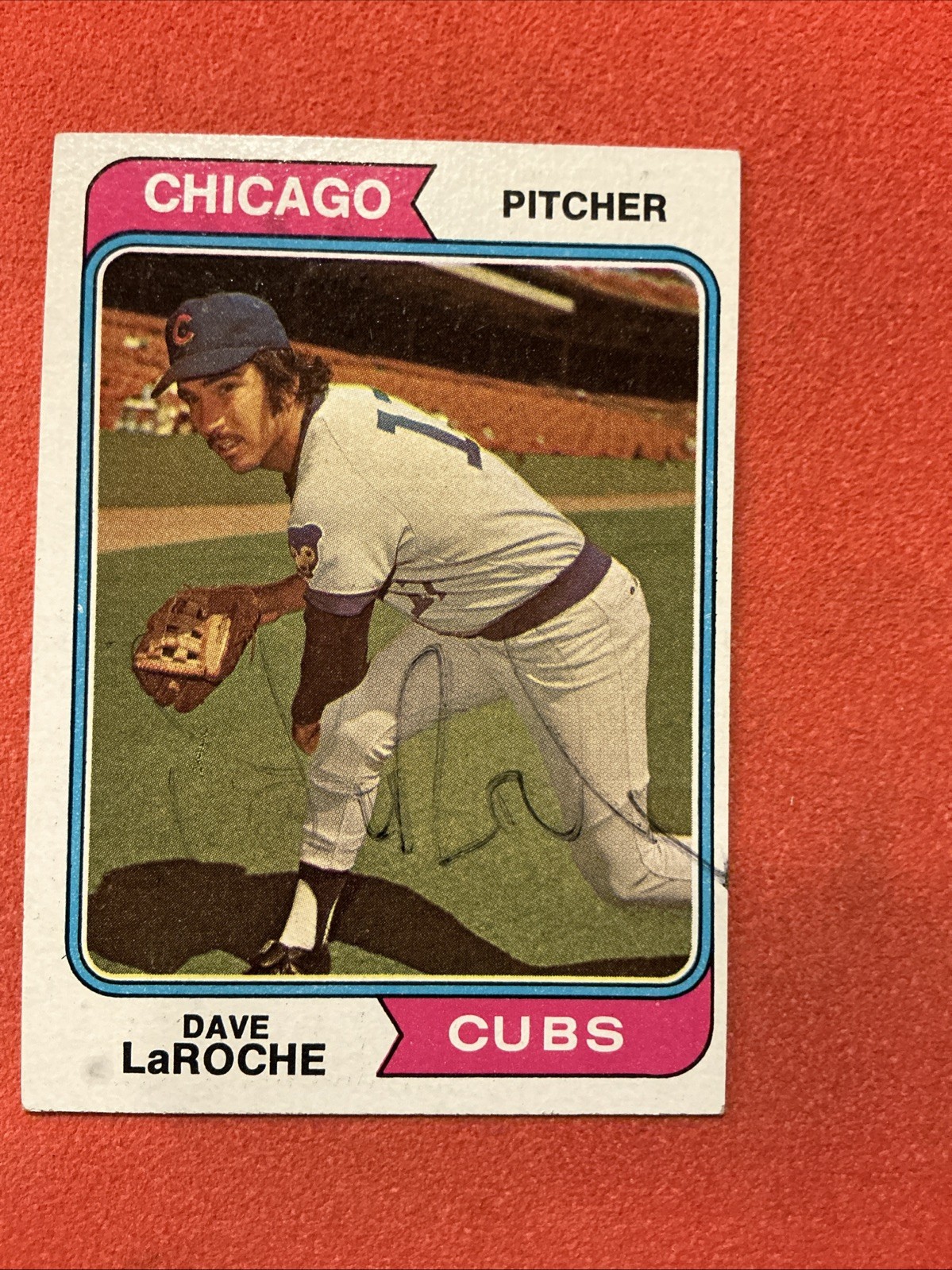Dave LaRoche 🔥🔥MLB: 1974 Topps 🔥🔥Autograph🔥🔥 Dave LaRoche 🔥🔥MLB: 1974 Topps 🔥🔥Autograph🔥🔥