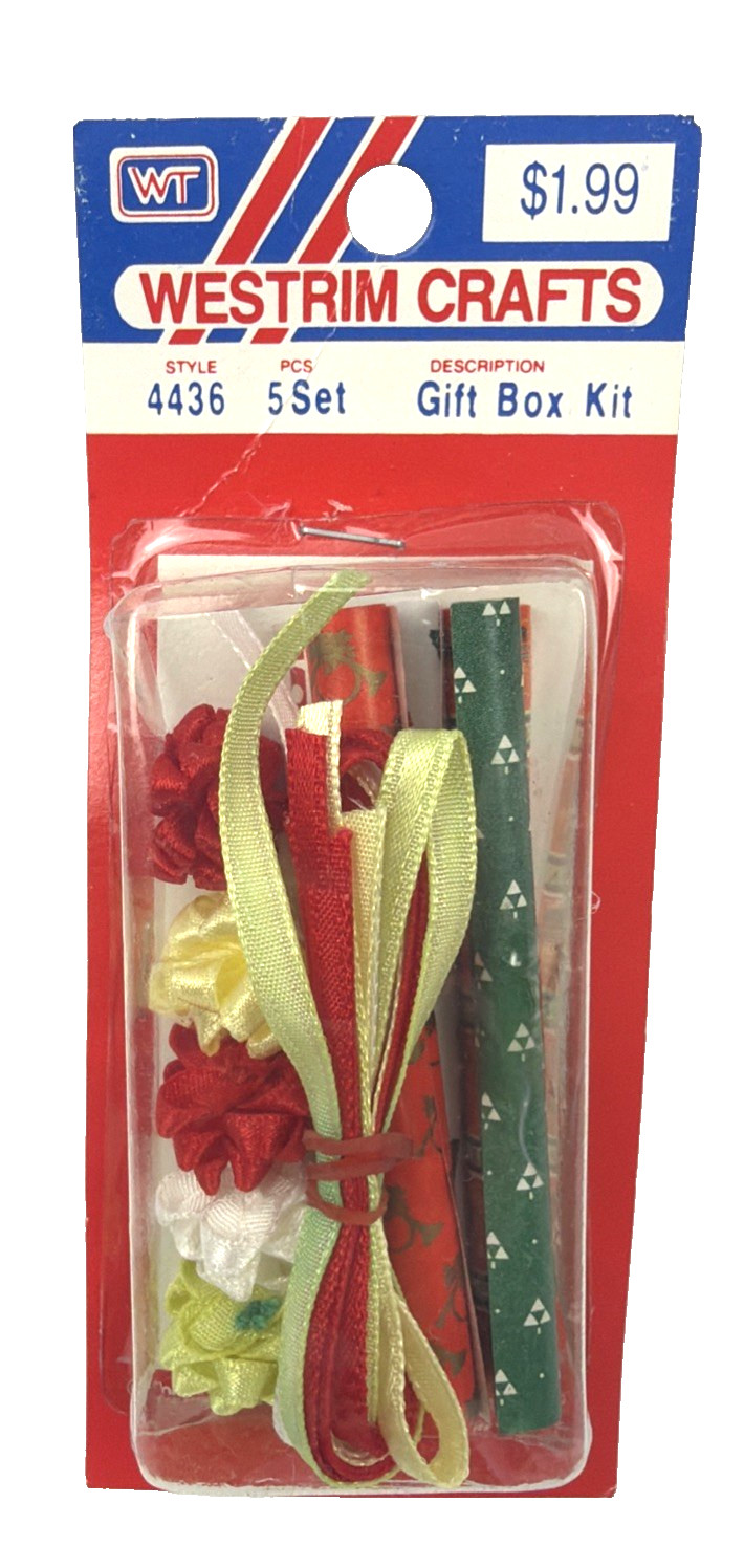 Vintage Westrim Miniature Gifts Presents for Beaded Christmas Tree