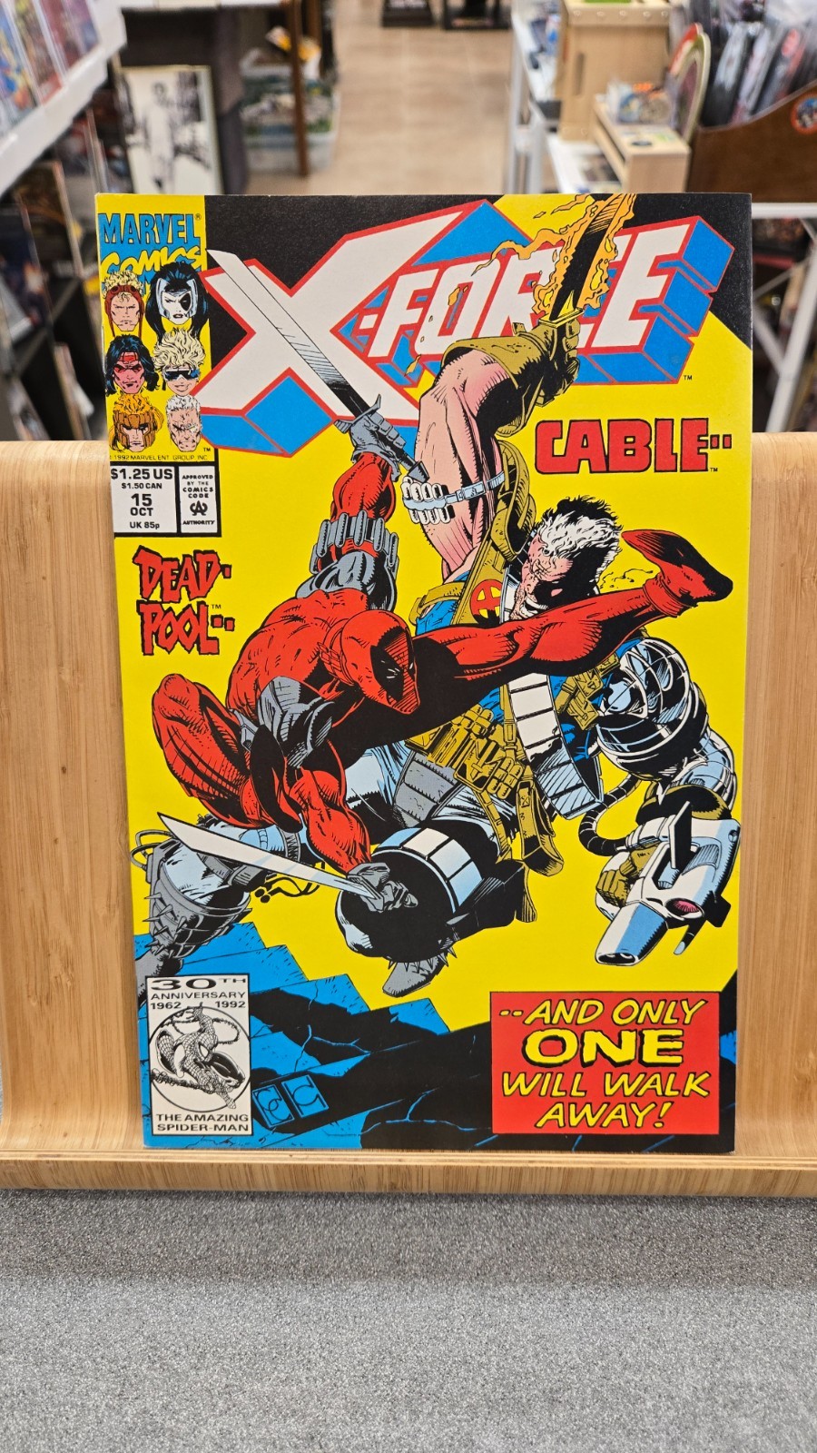 X-FORCE #15 VF+ NM- COMIC BOOK 1992 X-FORCE #15 VF+ NM- COMIC BOOK 1992