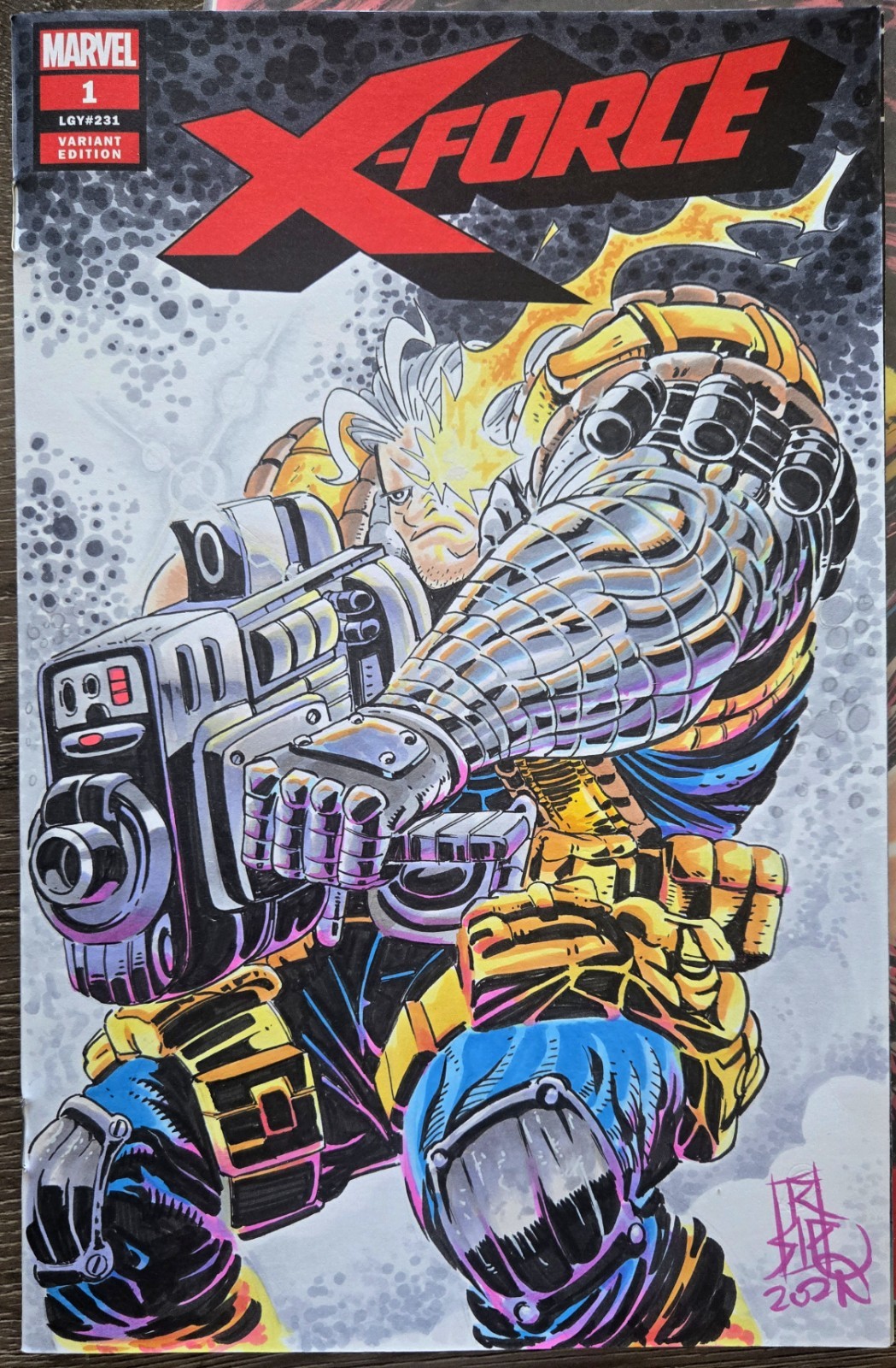 Marvel X-Force #1 Cable Variant Cover Comic Book Modern Age Single Issue Marvel X-Force #1 Cable Variant Cover Comic Book Modern Age Single Issue